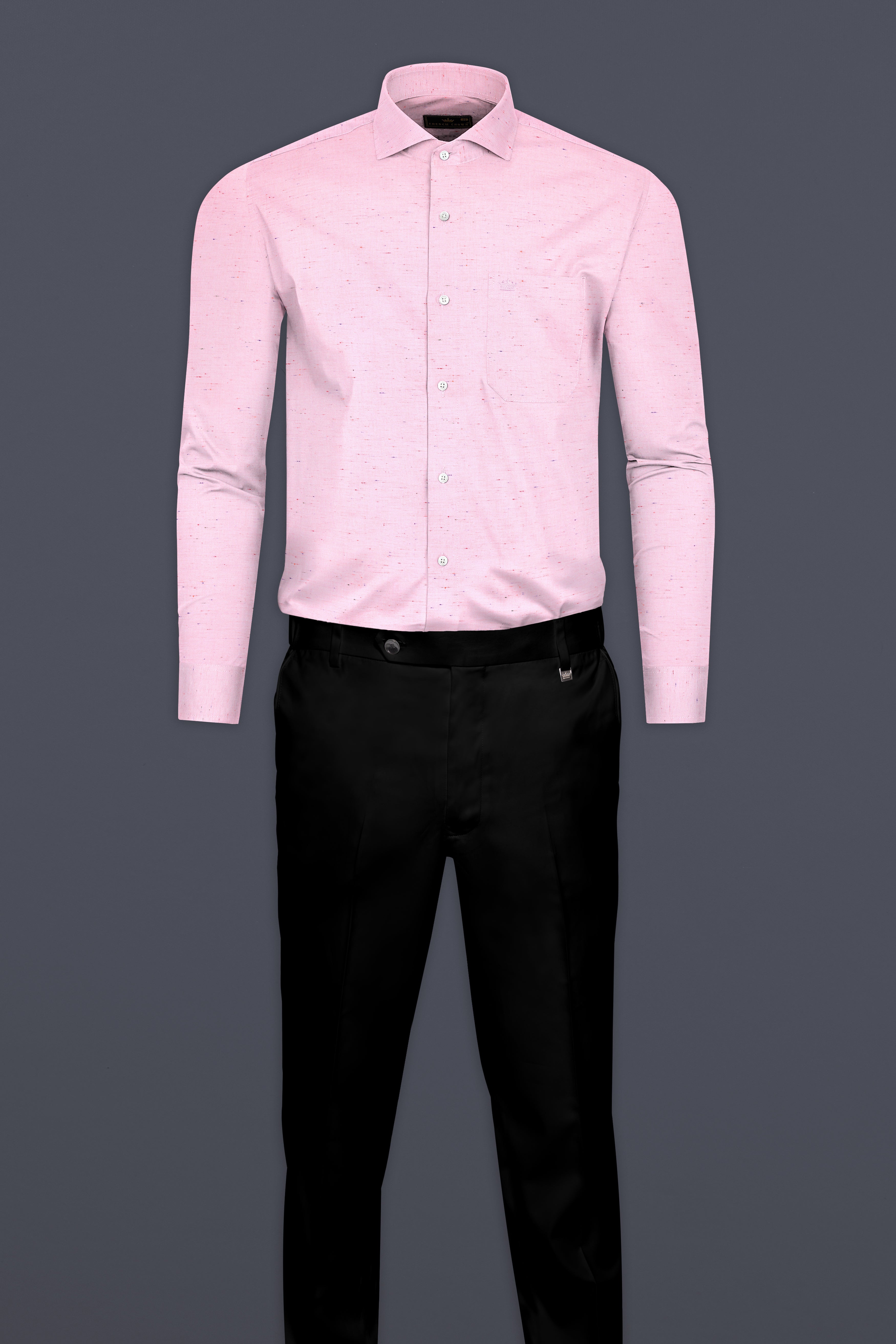 Cherub Pink Textured Chambray Premium Giza Cotton Shirt 12725-CA-38, 12725-CA-H-38, 12725-CA-39, 12725-CA-H-39, 12725-CA-40, 12725-CA-H-40, 12725-CA-42, 12725-CA-H-42, 12725-CA-44, 12725-CA-H-44, 12725-CA-46, 12725-CA-H-46, 12725-CA-48, 12725-CA-H-48, 12725-CA-50, 12725-CA-H-50, 12725-CA-52, 12725-CA-H-52