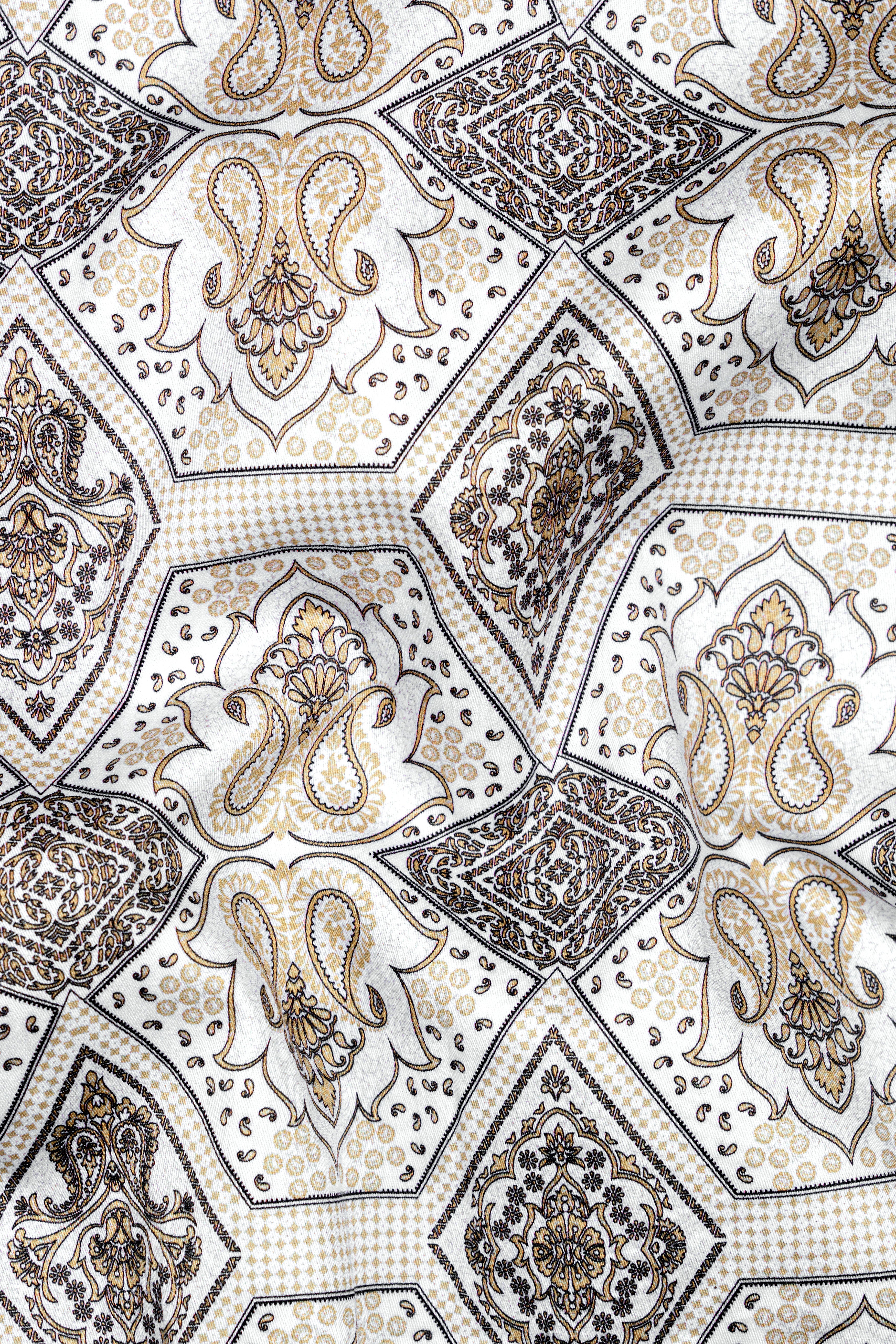 Ceramic White with Raffia Cream Printed Super Soft Premium Cotton Shirt 12735-38, 12735-H-38, 12735-39, 12735-H-39, 12735-40, 12735-H-40, 12735-42, 12735-H-42, 12735-44, 12735-H-44, 12735-46, 12735-H-46, 12735-48, 12735-H-48, 12735-50, 12735-H-50, 12735-52, 12735-H-52