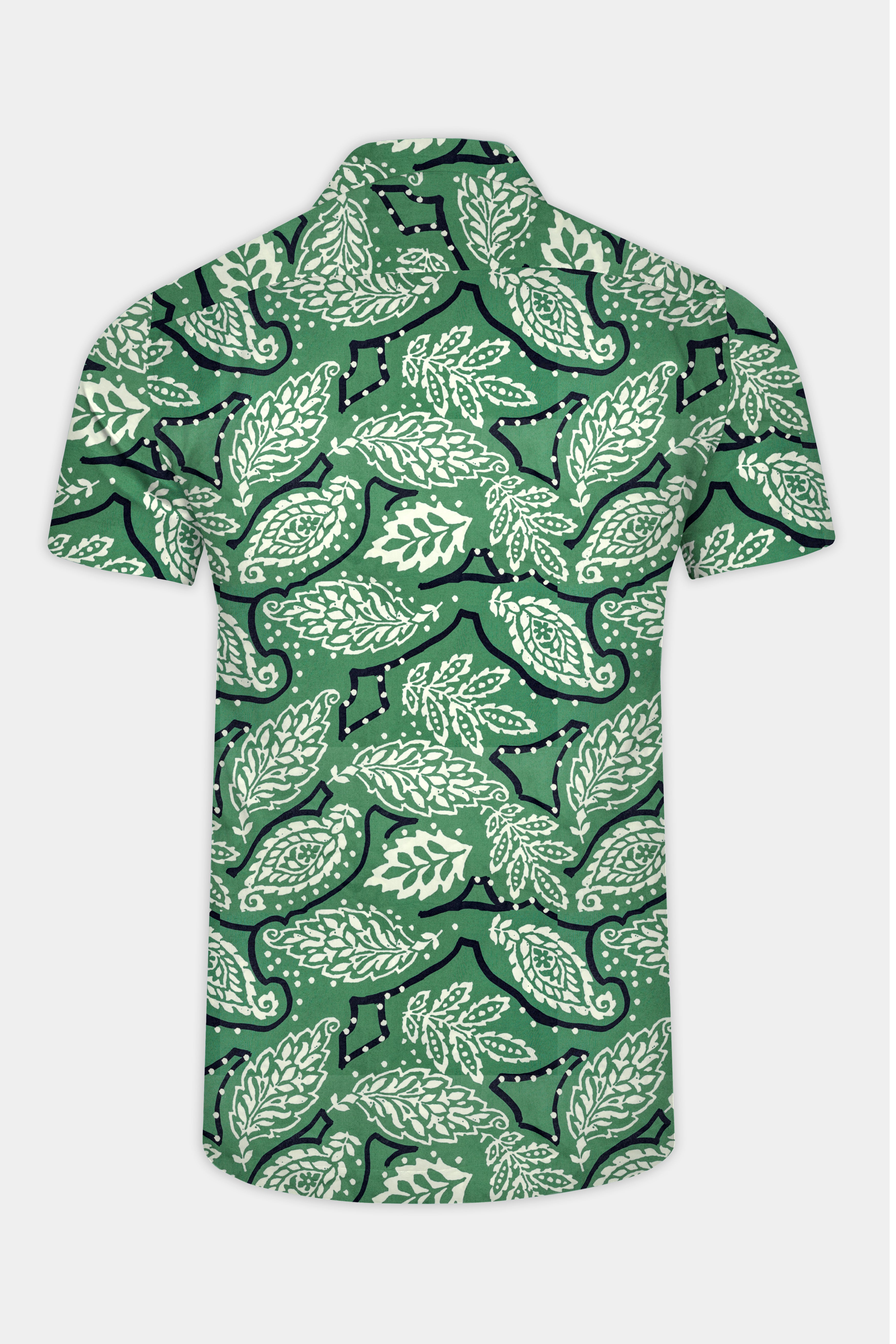 Killarney Green Leaves Printed Poplin Giza Cotton Shirt 12739-CC-BLK-SS-38, 12739-CC-BLK-SS-H-38, 12739-CC-BLK-SS-39, 12739-CC-BLK-SS-H-39, 12739-CC-BLK-SS-40, 12739-CC-BLK-SS-H-40, 12739-CC-BLK-SS-42, 12739-CC-BLK-SS-H-42, 12739-CC-BLK-SS-44, 12739-CC-BLK-SS-H-44, 12739-CC-BLK-SS-46, 12739-CC-BLK-SS-H-46, 12739-CC-BLK-SS-48, 12739-CC-BLK-SS-H-48, 12739-CC-BLK-SS-50, 12739-CC-BLK-SS-H-50, 12739-CC-BLK-SS-52, 12739-CC-BLK-SS-H-52