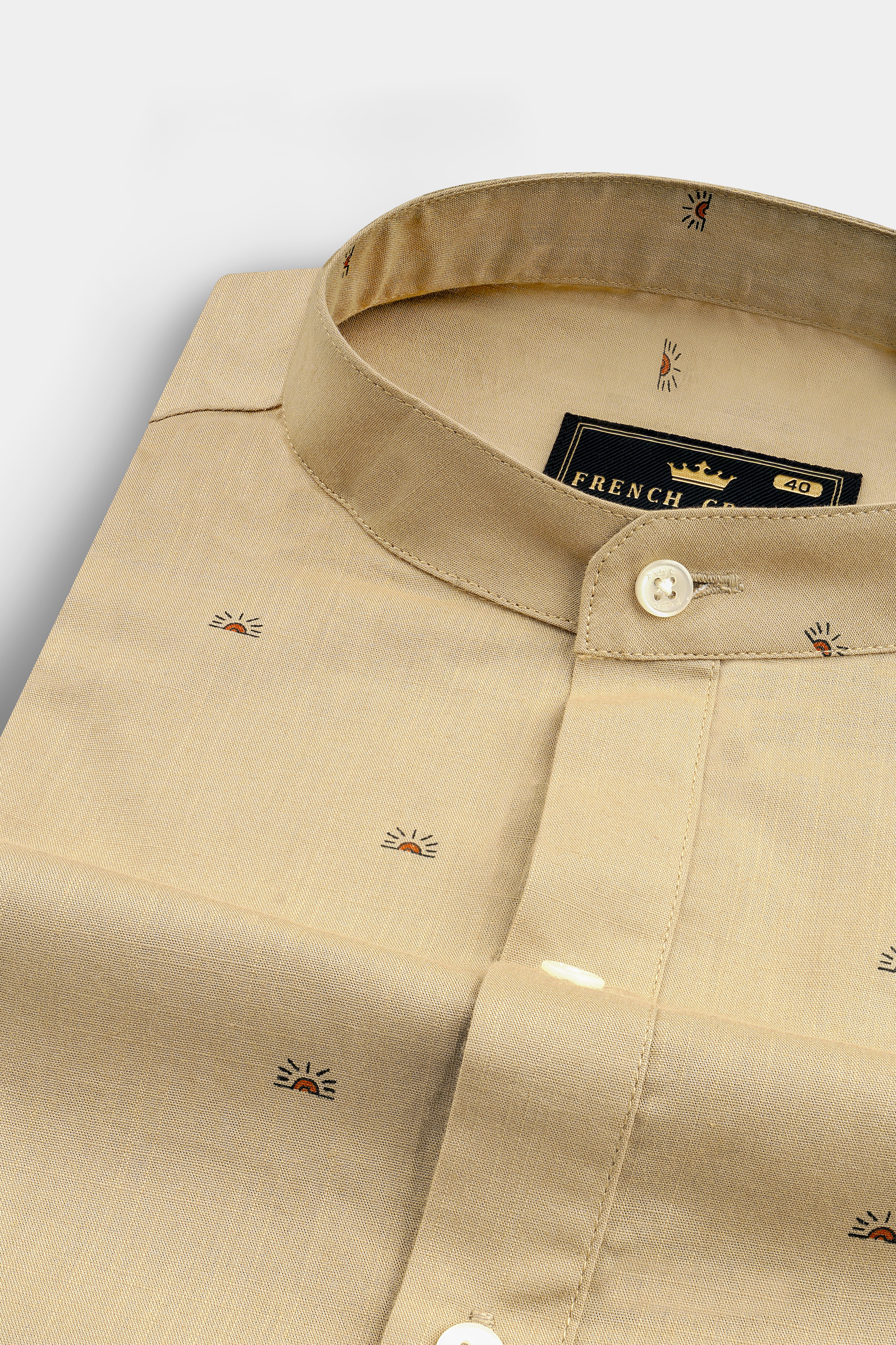 Sorrell Cream Printed Chambray Cotton Designer Shirt 12744-M-SS-P343-38, 12744-M-SS-P343-H-38, 12744-M-SS-P343-39, 12744-M-SS-P343-H-39, 12744-M-SS-P343-40, 12744-M-SS-P343-H-40, 12744-M-SS-P343-42, 12744-M-SS-P343-H-42, 12744-M-SS-P343-44, 12744-M-SS-P343-H-44, 12744-M-SS-P343-46, 12744-M-SS-P343-H-46, 12744-M-SS-P343-48, 12744-M-SS-P343-H-48, 12744-M-SS-P343-50, 12744-M-SS-P343-H-50, 12744-M-SS-P343-52, 12744-M-SS-P343-H-52