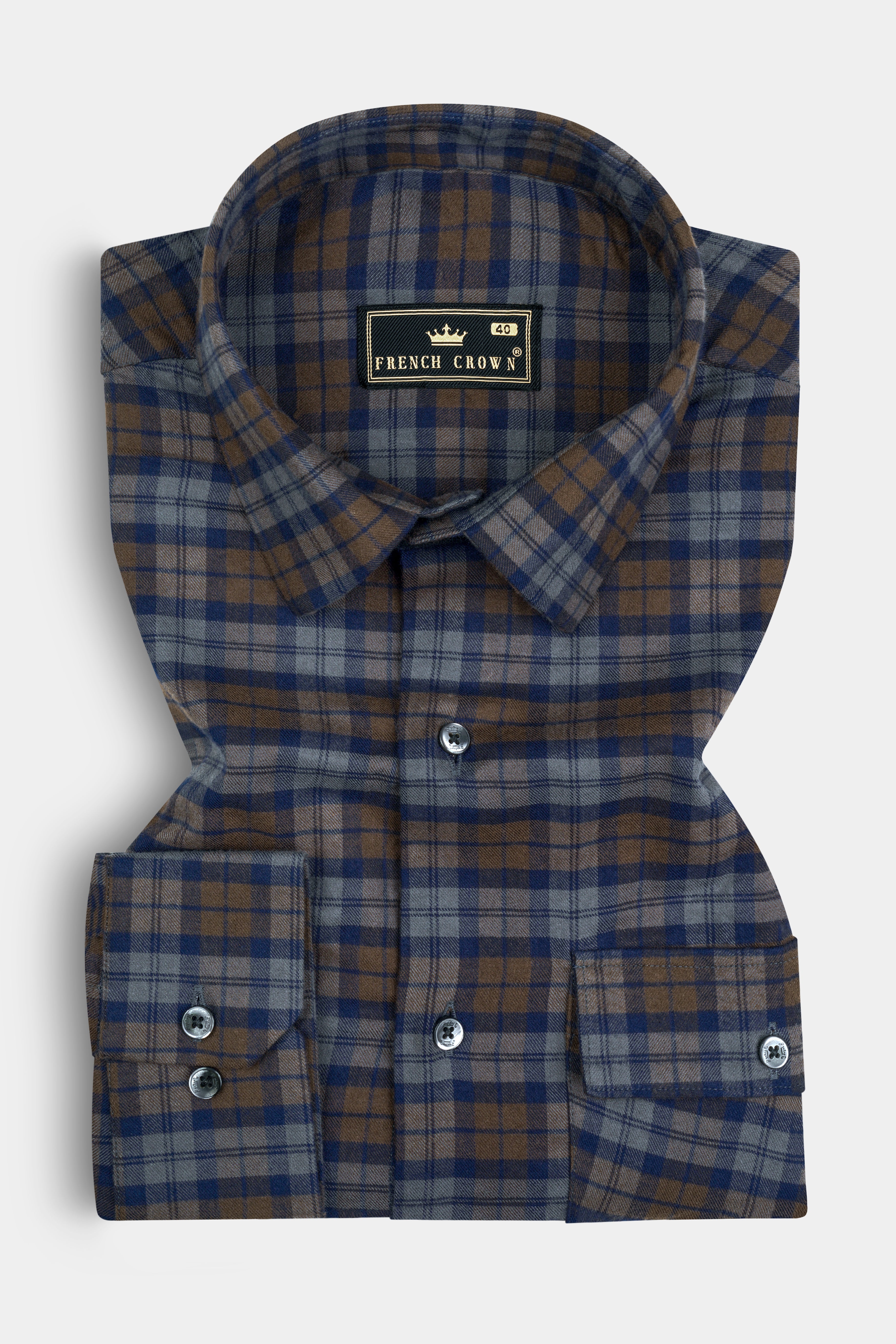 Iroko Brown With Firefly Plaid Twill Cotton Shirt 12745-BLK-FP-P666-38, 12745-BLK-FP-P666-H-38, 12745-BLK-FP-P666-39, 12745-BLK-FP-P666-H-39, 12745-BLK-FP-P666-40, 12745-BLK-FP-P666-H-40, 12745-BLK-FP-P666-42, 12745-BLK-FP-P666-H-42, 12745-BLK-FP-P666-44, 12745-BLK-FP-P666-H-44, 12745-BLK-FP-P666-46, 12745-BLK-FP-P666-H-46, 12745-BLK-FP-P666-48, 12745-BLK-FP-P666-H-48, 12745-BLK-FP-P666-50, 12745-BLK-FP-P666-H-50, 12745-BLK-FP-P666-52, 12745-BLK-FP-P666-H-52