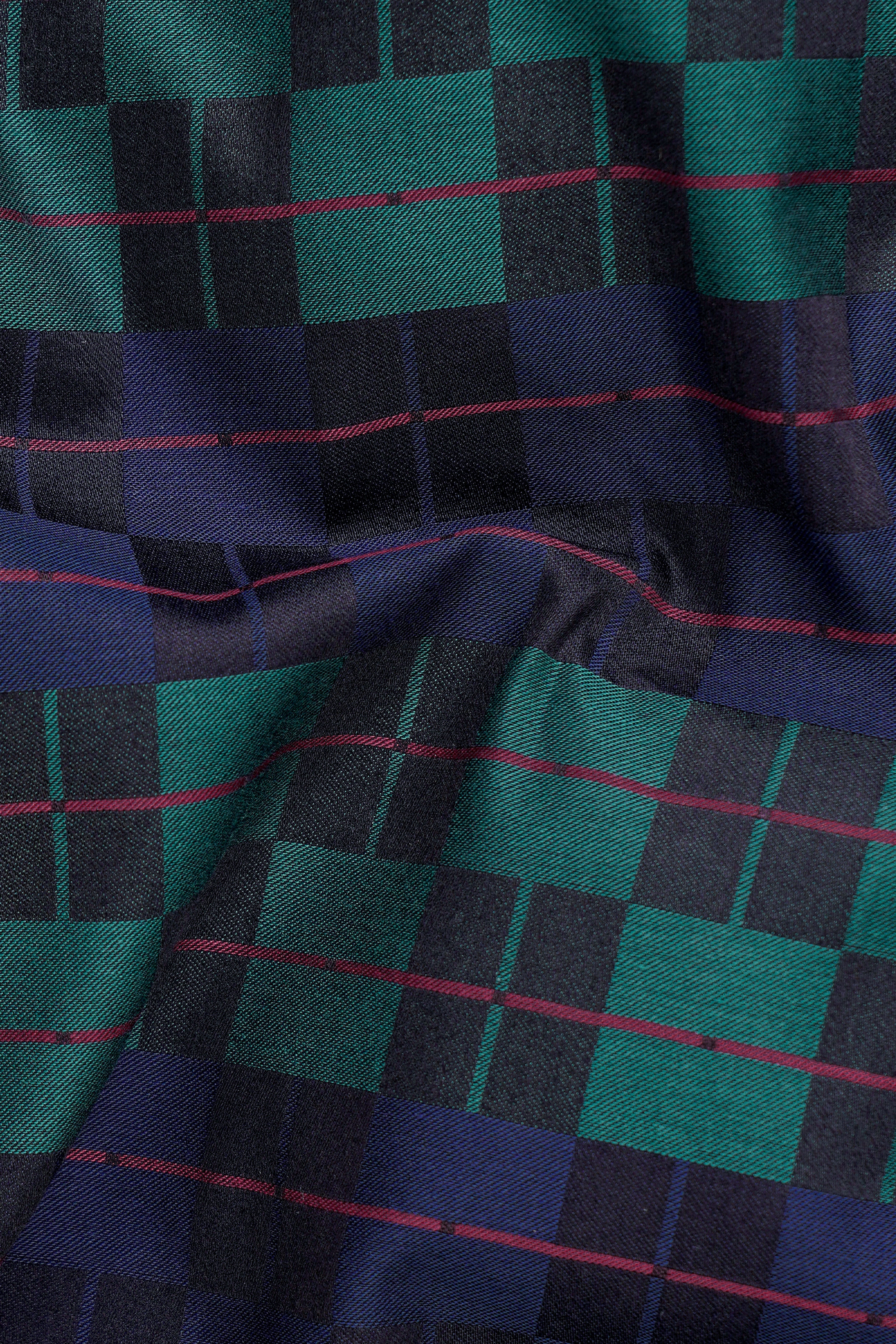 Ebony Blue and Plantation Green Plaid Jacquard Textured Premium Cotton Shirt 12754-BLK-38, 12754-BLK-H-38, 12754-BLK-39, 12754-BLK-H-39, 12754-BLK-40, 12754-BLK-H-40, 12754-BLK-42, 12754-BLK-H-42, 12754-BLK-44, 12754-BLK-H-44, 12754-BLK-46, 12754-BLK-H-46, 12754-BLK-48, 12754-BLK-H-48, 12754-BLK-50, 12754-BLK-H-50, 12754-BLK-52, 12754-BLK-H-52