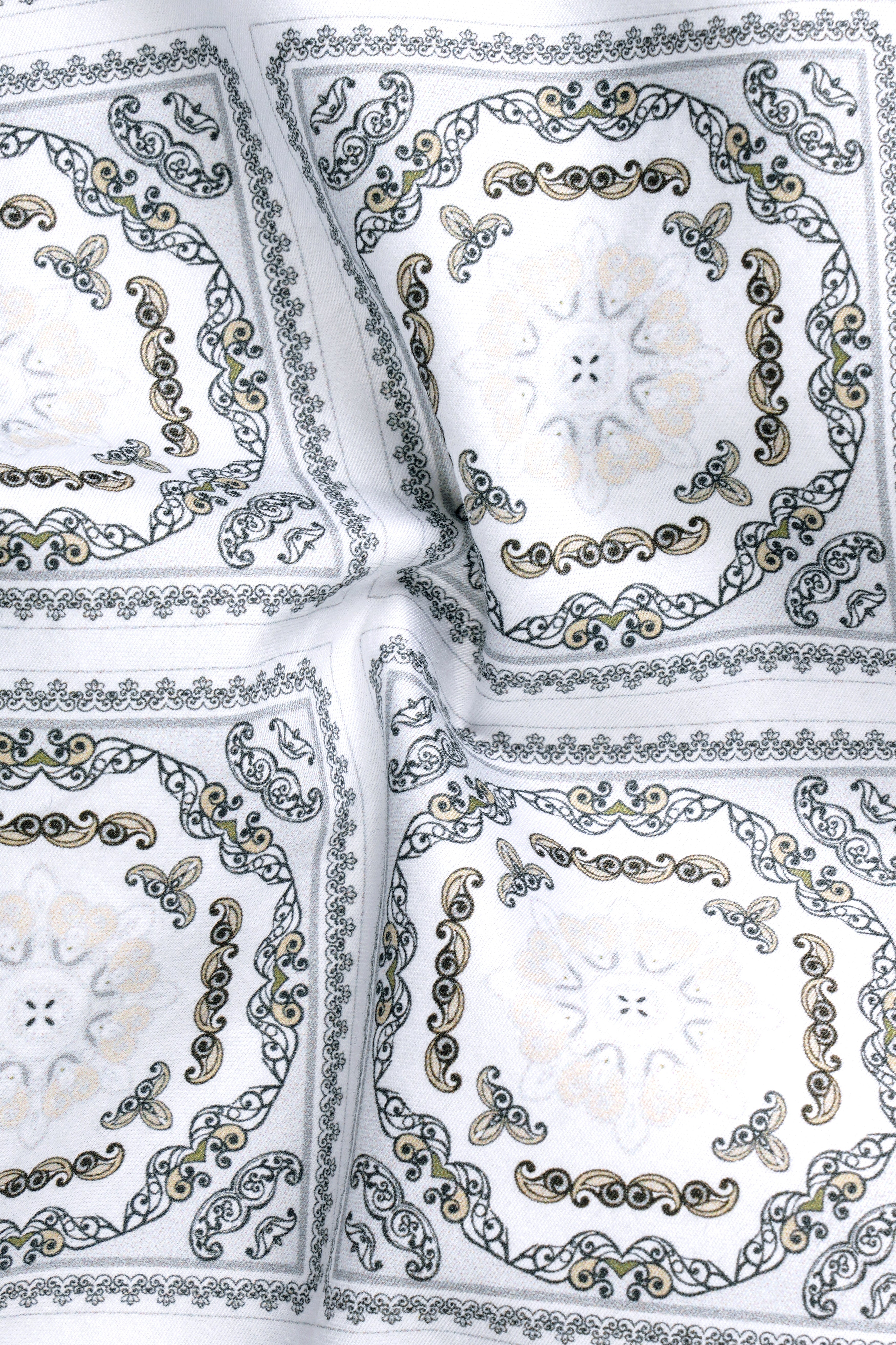 Bright White With Almond Cream Hexagon Printed Super Soft Premium Cotton Shirt 12757-CA-BLK-38, 12757-CA-BLK-H-38, 12757-CA-BLK-39, 12757-CA-BLK-H-39, 12757-CA-BLK-40, 12757-CA-BLK-H-40, 12757-CA-BLK-42, 12757-CA-BLK-H-42, 12757-CA-BLK-44, 12757-CA-BLK-H-44, 12757-CA-BLK-46, 12757-CA-BLK-H-46, 12757-CA-BLK-48, 12757-CA-BLK-H-48, 12757-CA-BLK-50, 12757-CA-BLK-H-50, 12757-CA-BLK-52, 12757-CA-BLK-H-52