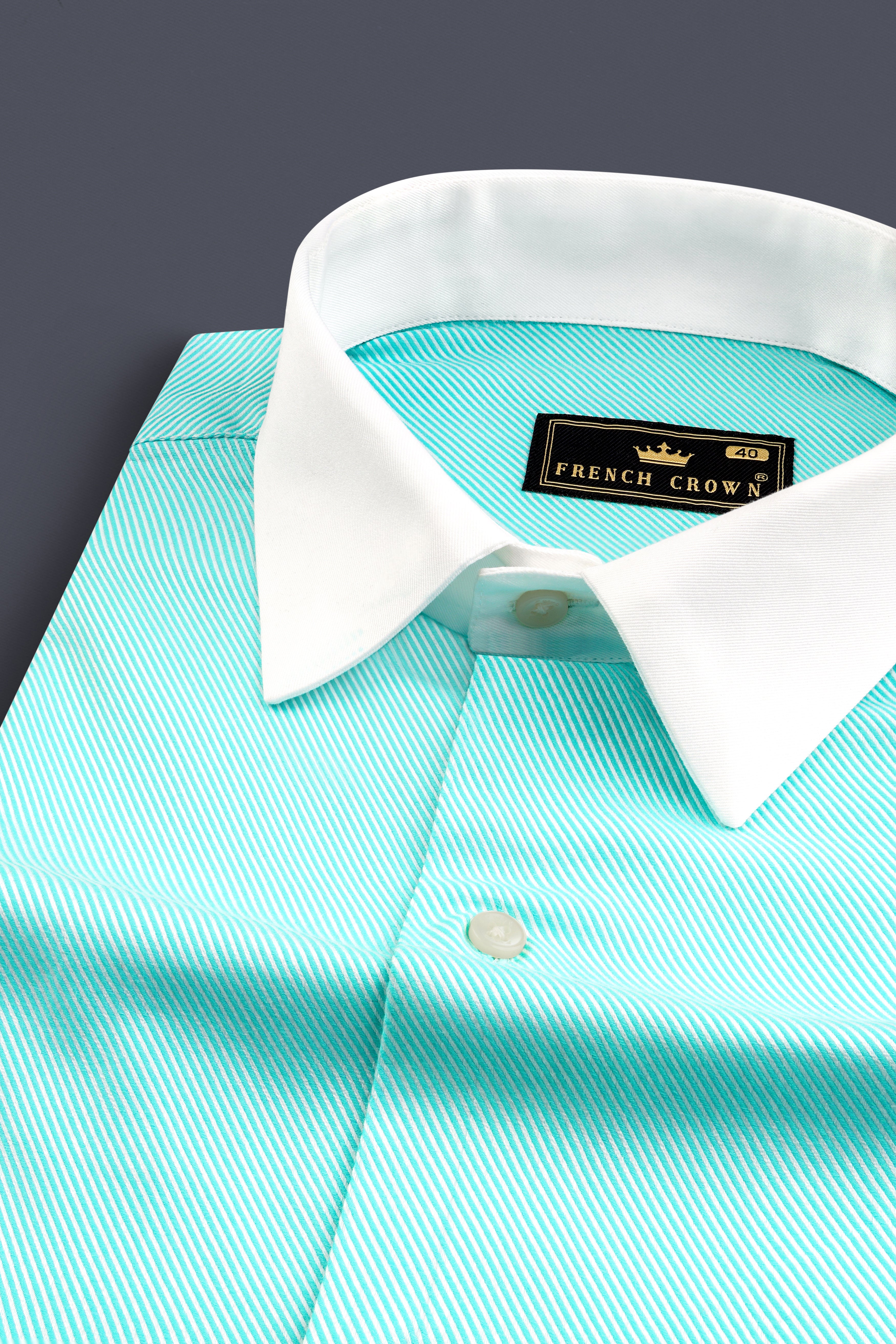 Seafoam Blue Jacquard Textured Premium Cotton Shirt 12763-WCC-38, 12763-WCC-H-38, 12763-WCC-39, 12763-WCC-H-39, 12763-WCC-40, 12763-WCC-H-40, 12763-WCC-42, 12763-WCC-H-42, 12763-WCC-44, 12763-WCC-H-44, 12763-WCC-46, 12763-WCC-H-46, 12763-WCC-48, 12763-WCC-H-48, 12763-WCC-50, 12763-WCC-H-50, 12763-WCC-52, 12763-WCC-H-52
