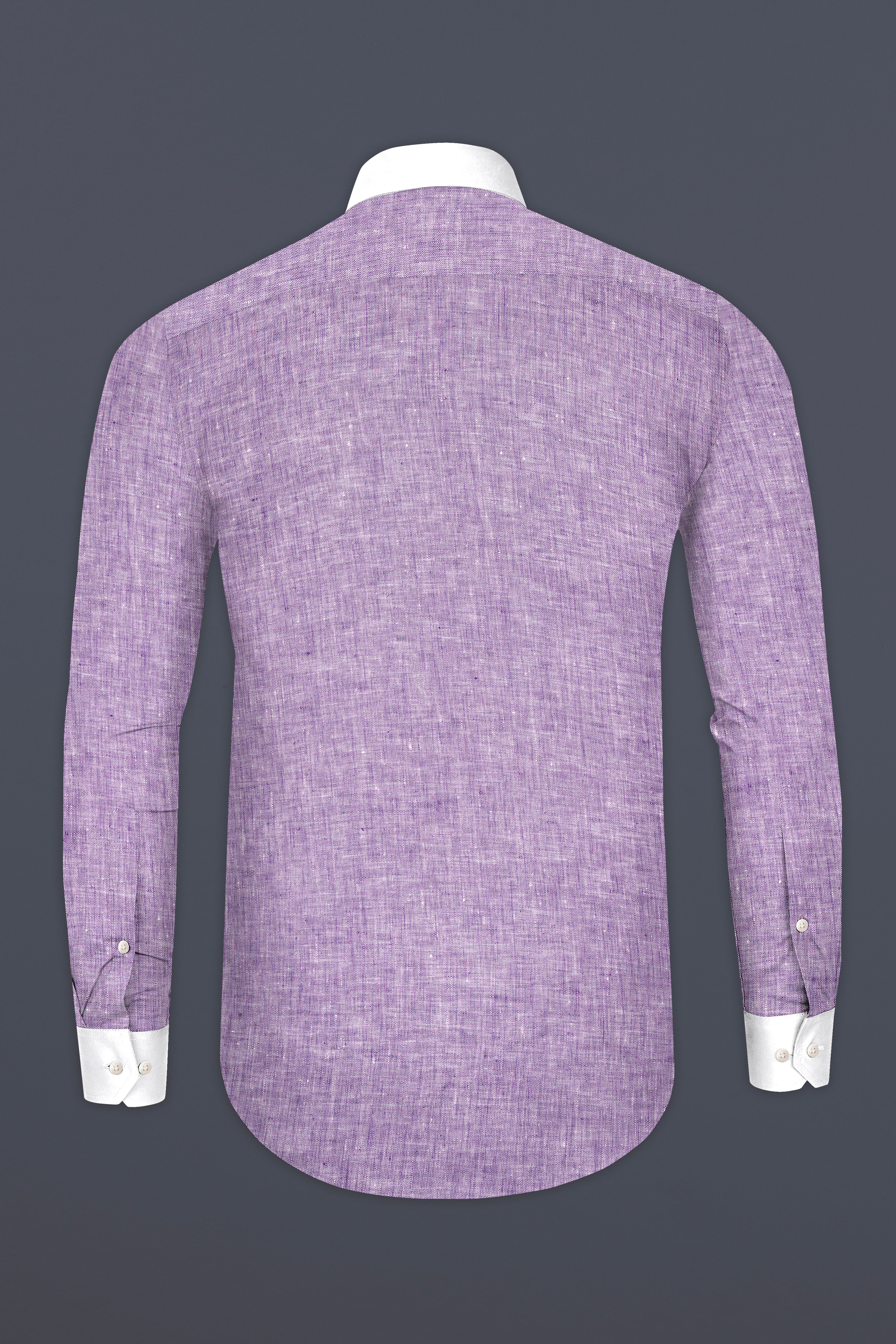 Mobster Purple With White Cuffs Collar Luxurious Linen Shirt 12792-WCC-38, 12792-WCC-H-38, 12792-WCC-39, 12792-WCC-H-39, 12792-WCC-40, 12792-WCC-H-40, 12792-WCC-42, 12792-WCC-H-42, 12792-WCC-44, 12792-WCC-H-44, 12792-WCC-46, 12792-WCC-H-46, 12792-WCC-48, 12792-WCC-H-48, 12792-WCC-50, 12792-WCC-H-50, 12792-WCC-52, 12792-WCC-H-52