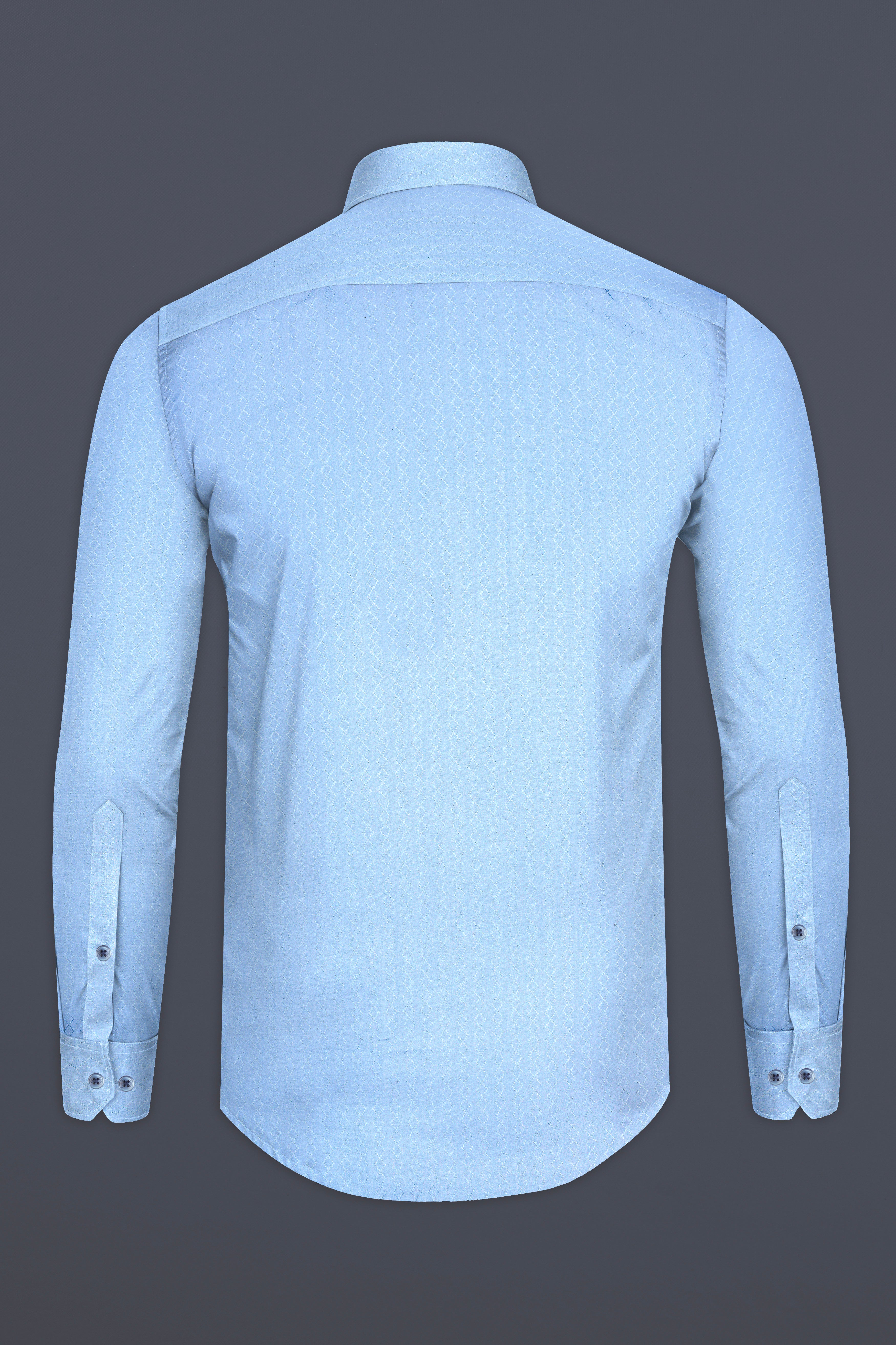 Cerulean Blue Jacquard Textured Premium Cotton Shirt 12793-CA-BLE-38, 12793-CA-BLE-H-38, 12793-CA-BLE-39, 12793-CA-BLE-H-39, 12793-CA-BLE-40, 12793-CA-BLE-H-40, 12793-CA-BLE-42, 12793-CA-BLE-H-42, 12793-CA-BLE-44, 12793-CA-BLE-H-44, 12793-CA-BLE-46, 12793-CA-BLE-H-46, 12793-CA-BLE-48, 12793-CA-BLE-H-48, 12793-CA-BLE-50, 12793-CA-BLE-H-50, 12793-CA-BLE-52, 12793-CA-BLE-H-52