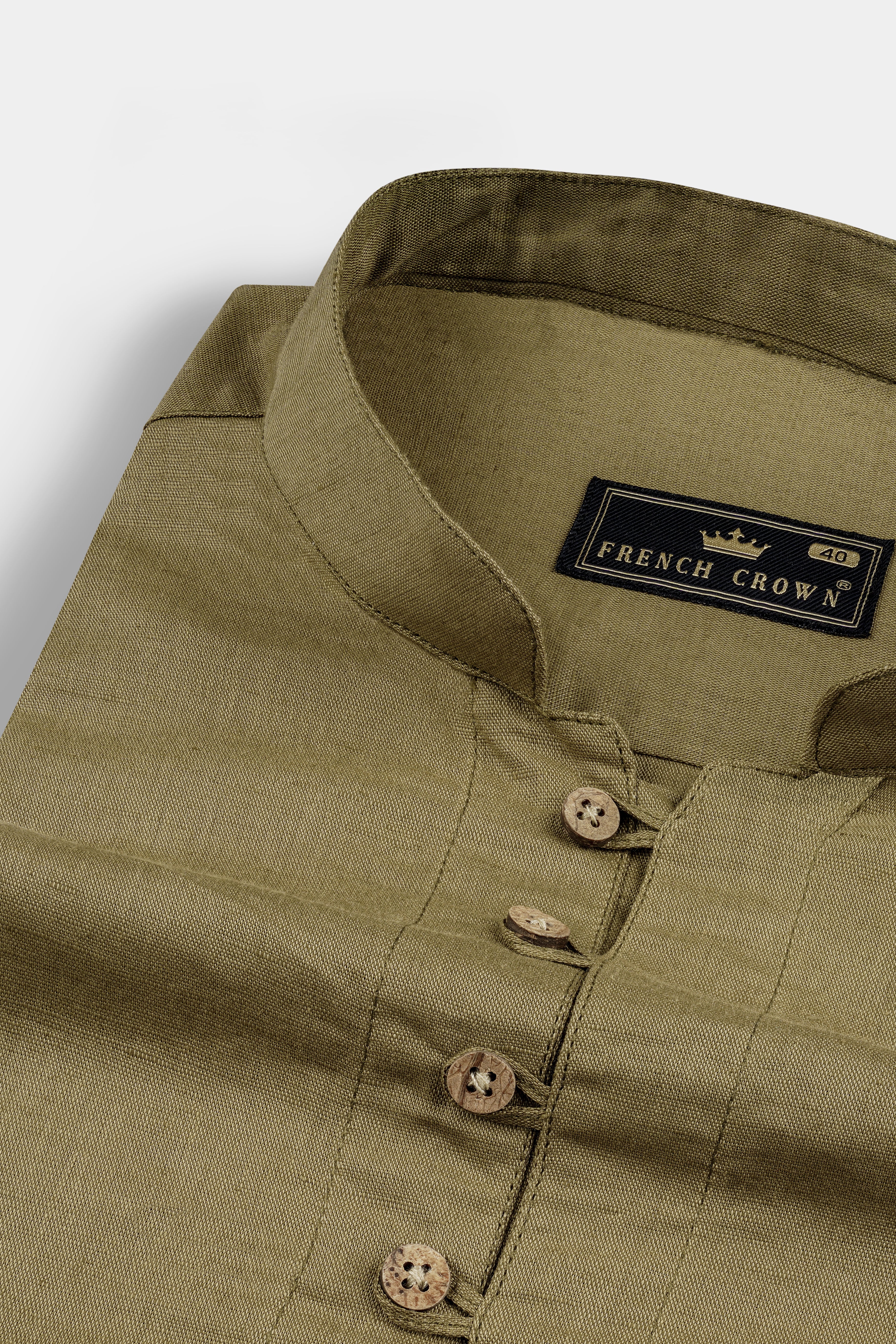 Moccasin Brown Luxurious Linen Kurta Shirt 12809-KS-38, 12809-KS-H-38, 12809-KS-39, 12809-KS-H-39, 12809-KS-40, 12809-KS-H-40, 12809-KS-42, 12809-KS-H-42, 12809-KS-44, 12809-KS-H-44, 12809-KS-46, 12809-KS-H-46, 12809-KS-48, 12809-KS-H-48, 12809-KS-50, 12809-KS-H-50, 12809-KS-52, 12809-KS-H-52