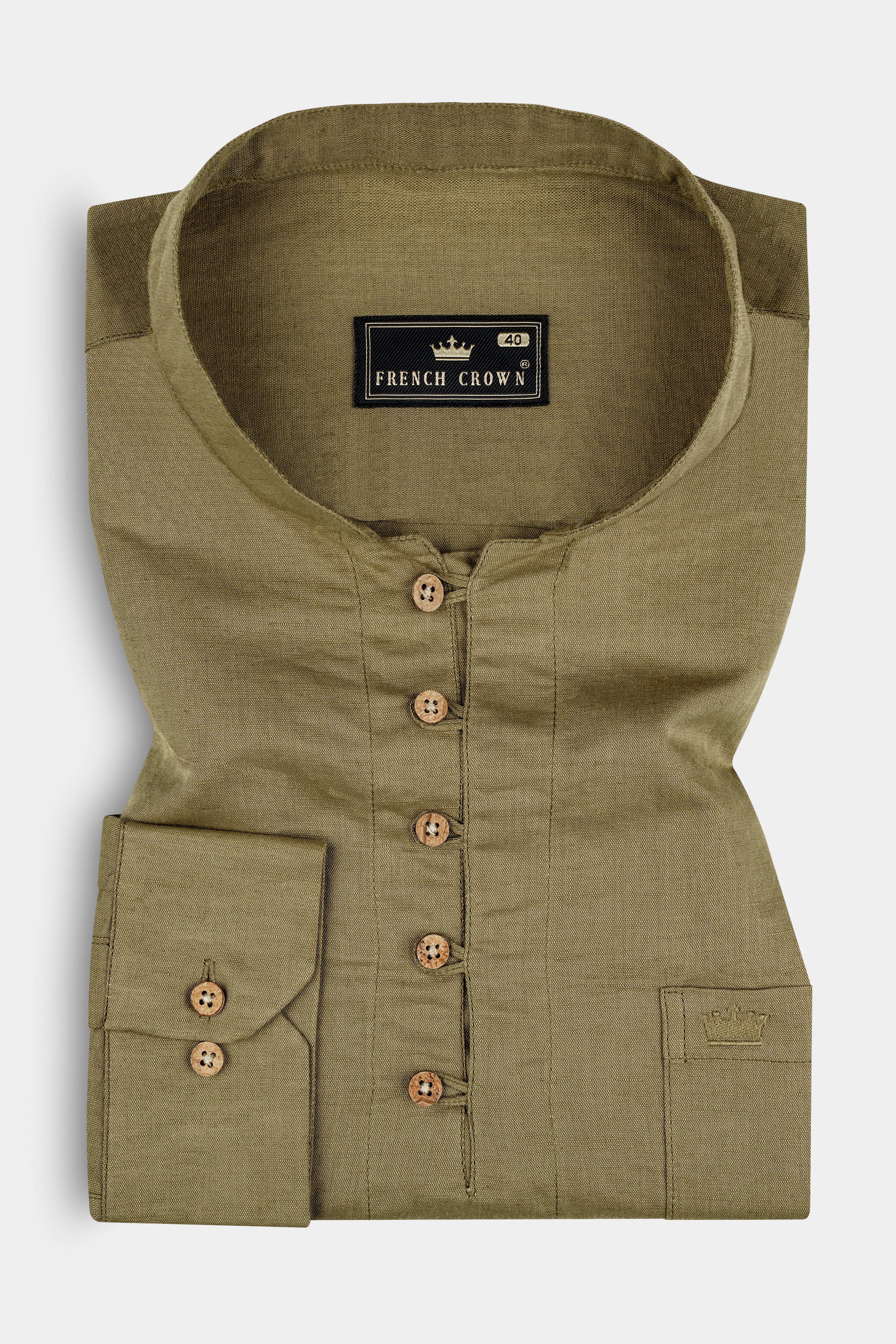 Moccasin Brown Luxurious Linen Kurta Shirt 12809-KS-38, 12809-KS-H-38, 12809-KS-39, 12809-KS-H-39, 12809-KS-40, 12809-KS-H-40, 12809-KS-42, 12809-KS-H-42, 12809-KS-44, 12809-KS-H-44, 12809-KS-46, 12809-KS-H-46, 12809-KS-48, 12809-KS-H-48, 12809-KS-50, 12809-KS-H-50, 12809-KS-52, 12809-KS-H-52