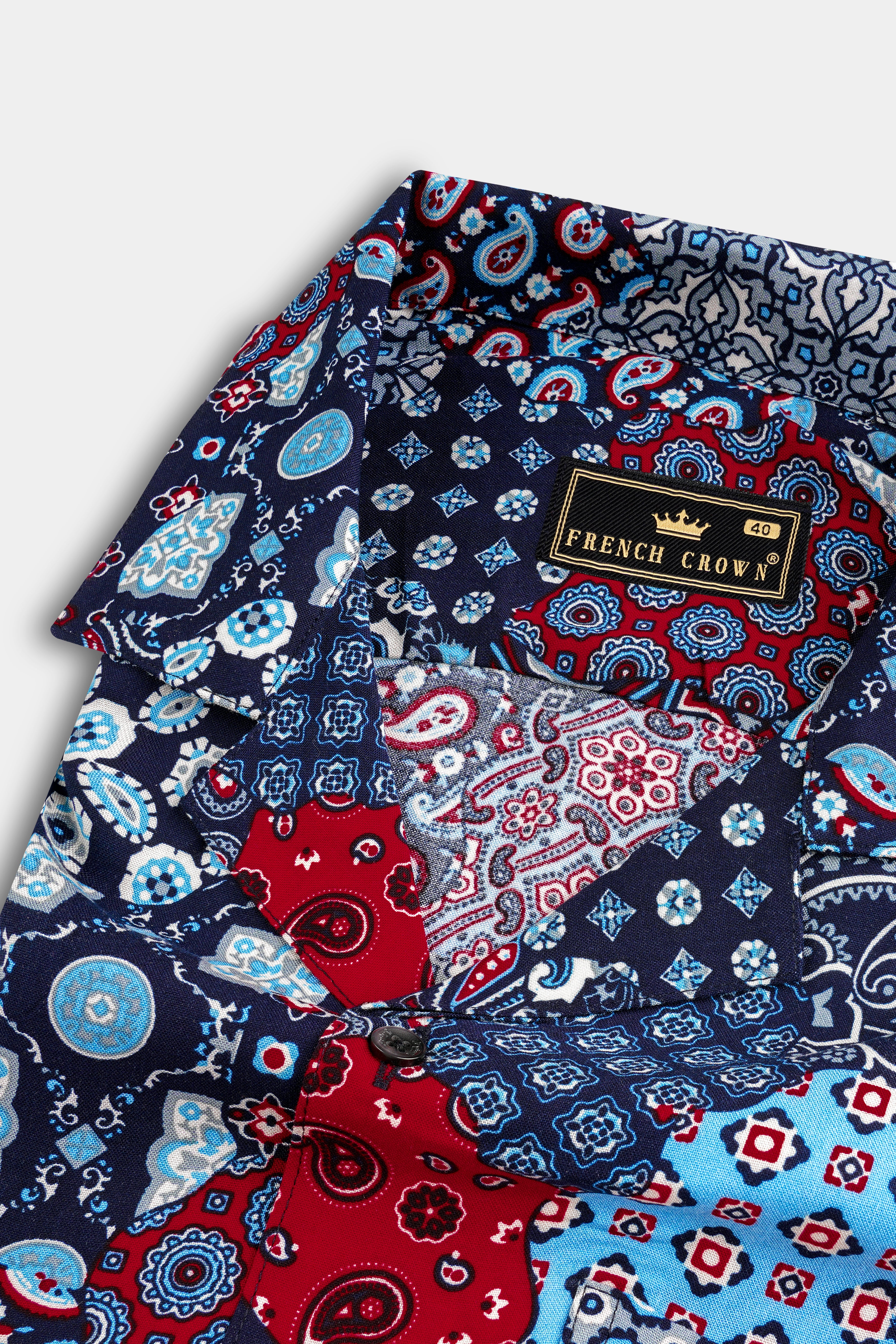 Mirage Blue And Monza Red Multicolour Printed Premium Tencel Shirt 12819-CC-BLK-SS-38, 12819-CC-BLK-SS-H-38, 12819-CC-BLK-SS-39, 12819-CC-BLK-SS-H-39, 12819-CC-BLK-SS-40, 12819-CC-BLK-SS-H-40, 12819-CC-BLK-SS-42, 12819-CC-BLK-SS-H-42, 12819-CC-BLK-SS-44, 12819-CC-BLK-SS-H-44, 12819-CC-BLK-SS-46, 12819-CC-BLK-SS-H-46, 12819-CC-BLK-SS-48, 12819-CC-BLK-SS-H-48, 12819-CC-BLK-SS-50, 12819-CC-BLK-SS-H-50, 12819-CC-BLK-SS-52, 12819-CC-BLK-SS-H-52