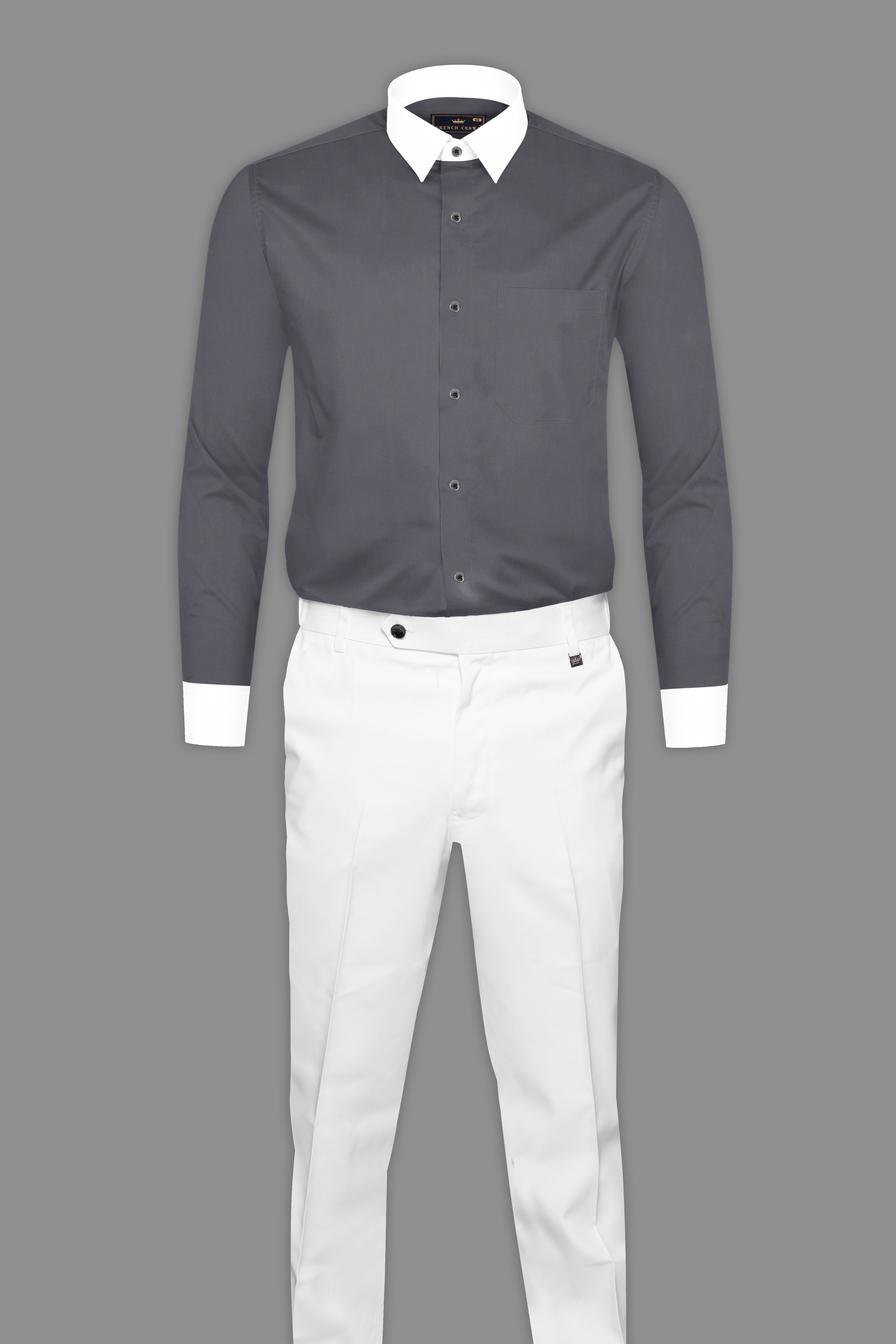 Vampire Gray Solid Giza Cotton Shirt 12850-WCC-BLK-38, 12850-WCC-BLK-H-38, 12850-WCC-BLK-39, 12850-WCC-BLK-H-39, 12850-WCC-BLK-40, 12850-WCC-BLK-H-40, 12850-WCC-BLK-42, 12850-WCC-BLK-H-42, 12850-WCC-BLK-44, 12850-WCC-BLK-H-44, 12850-WCC-BLK-46, 12850-WCC-BLK-H-46, 12850-WCC-BLK-48, 12850-WCC-BLK-H-48, 12850-WCC-BLK-50, 12850-WCC-BLK-H-50, 12850-WCC-BLK-52, 12850-WCC-BLK-H-52