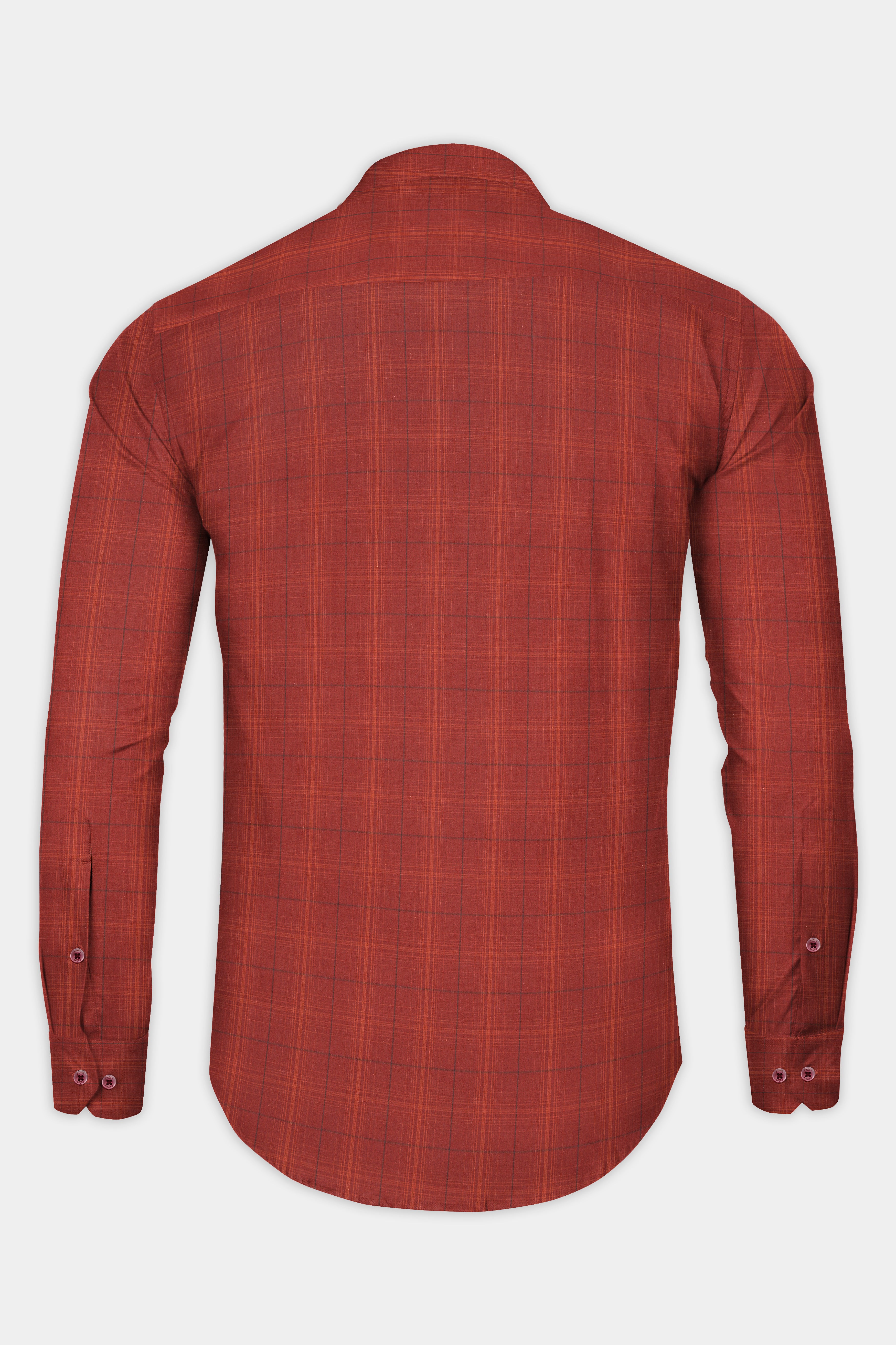 Burnt Orange Plaid Giza Cotton Shirt 12882-M-MN-38, 12882-M-MN-H-38, 12882-M-MN-39, 12882-M-MN-H-39, 12882-M-MN-40, 12882-M-MN-H-40, 12882-M-MN-42, 12882-M-MN-H-42, 12882-M-MN-44, 12882-M-MN-H-44, 12882-M-MN-46, 12882-M-MN-H-46, 12882-M-MN-48, 12882-M-MN-H-48, 12882-M-MN-50, 12882-M-MN-H-50, 12882-M-MN-52, 12882-M-MN-H-52