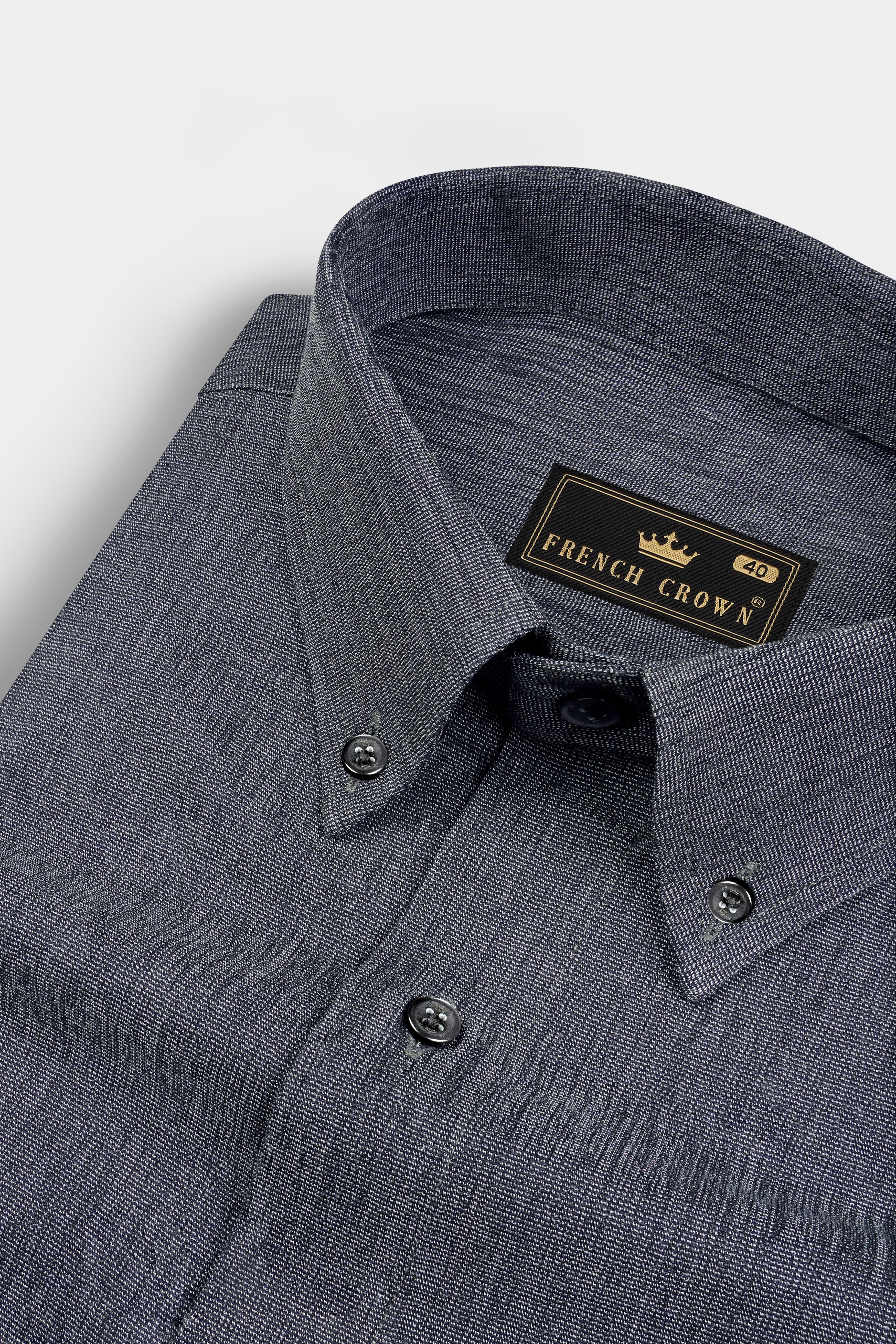 Ninja Gray Heavyweight Royal Oxford Overshirt/Shacket 12979-BD-BLK-38 ,12979-BD-BLK-H-38 ,12979-BD-BLK-39 ,12979-BD-BLK-H-39 ,12979-BD-BLK-40 ,12979-BD-BLK-H-40 ,12979-BD-BLK-42 ,12979-BD-BLK-H-42 ,12979-BD-BLK-44 ,12979-BD-BLK-H-44 ,12979-BD-BLK-46 ,12979-BD-BLK-H-46 ,12979-BD-BLK-48 ,12979-BD-BLK-H-48 ,12979-BD-BLK-50 ,12979-BD-BLK-H-50 ,12979-BD-BLK-52 ,12979-BD-BLK-H-52
