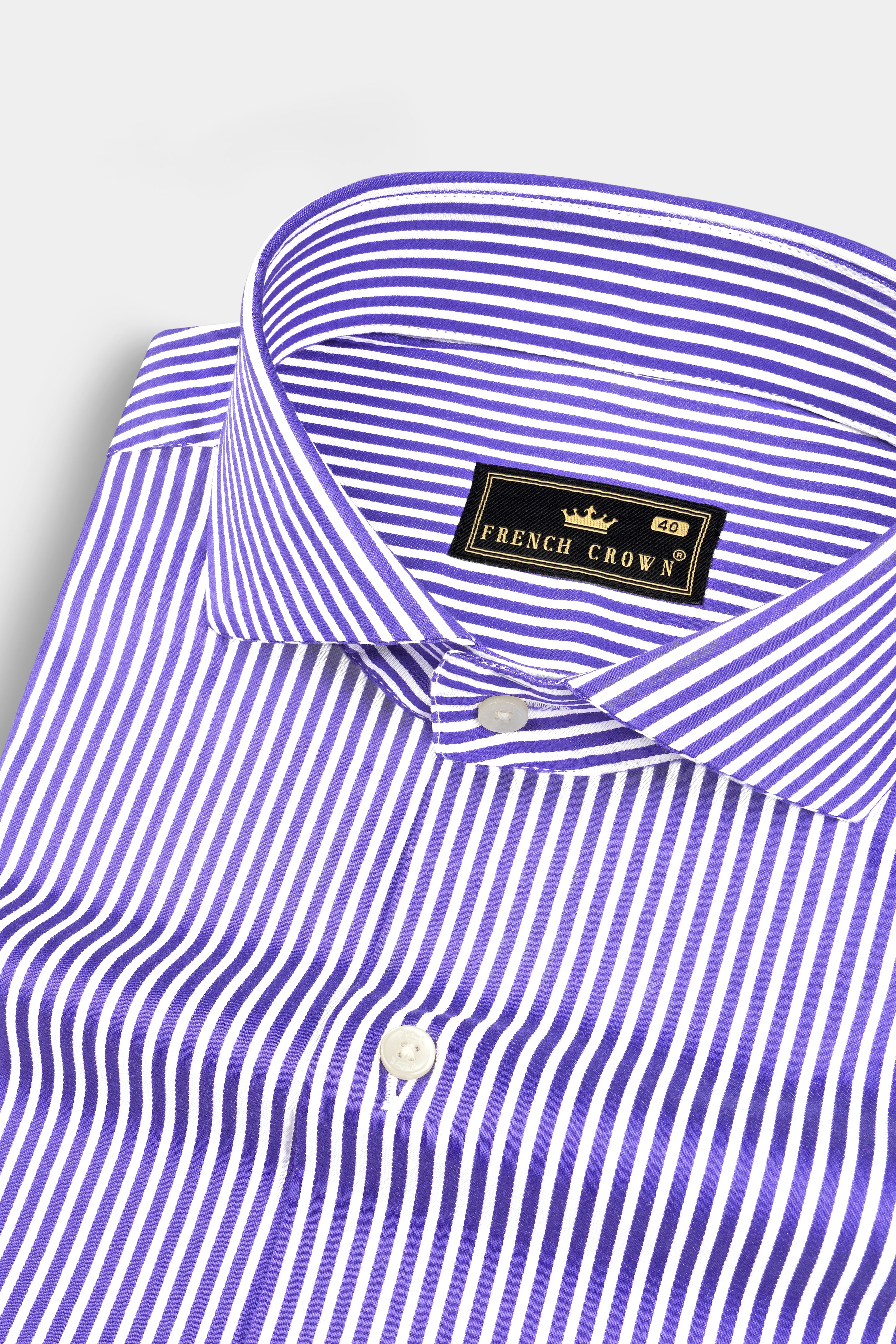 Crocus Blue And Bright White Stripes Dobby Textured Premium Giza Cotton Shirt 12984-CA-38 ,12984-CA-H-38 ,12984-CA-39 ,12984-CA-H-39 ,12984-CA-40 ,12984-CA-H-40 ,12984-CA-42 ,12984-CA-H-42 ,12984-CA-44 ,12984-CA-H-44 ,12984-CA-46 ,12984-CA-H-46 ,12984-CA-48 ,12984-CA-H-48 ,12984-CA-50 ,12984-CA-H-50 ,12984-CA-52 ,12984-CA-H-52