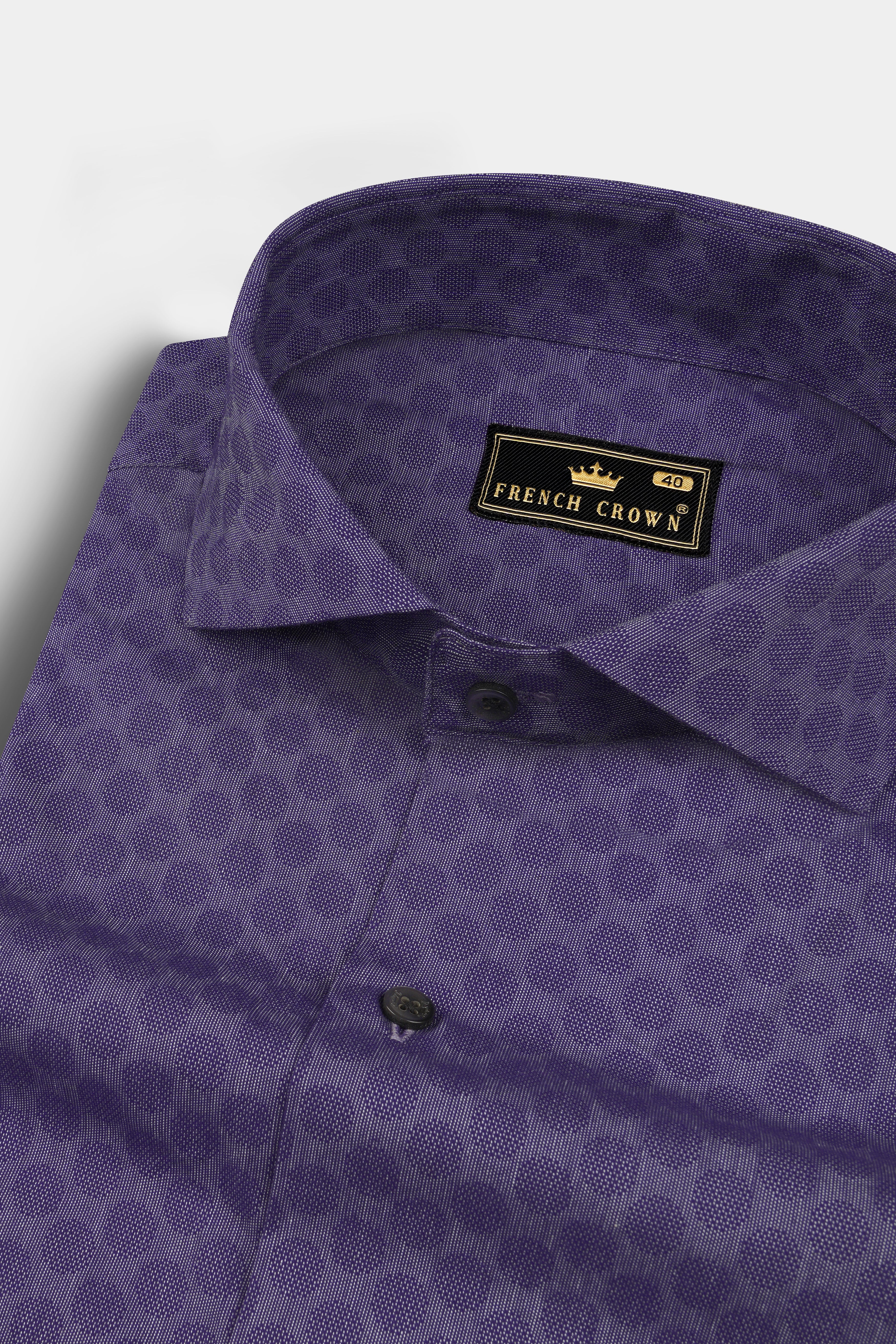 Martinique Purple Prints Dobby Textured Premium Giza Cotton Shirt 12995-CA-BLK-38 ,12995-CA-BLK-H-38 ,12995-CA-BLK-39 ,12995-CA-BLK-H-39 ,12995-CA-BLK-40 ,12995-CA-BLK-H-40 ,12995-CA-BLK-42 ,12995-CA-BLK-H-42 ,12995-CA-BLK-44 ,12995-CA-BLK-H-44 ,12995-CA-BLK-46 ,12995-CA-BLK-H-46 ,12995-CA-BLK-48 ,12995-CA-BLK-H-48 ,12995-CA-BLK-50 ,12995-CA-BLK-H-50 ,12995-CA-BLK-52 ,12995-CA-BLK-H-52