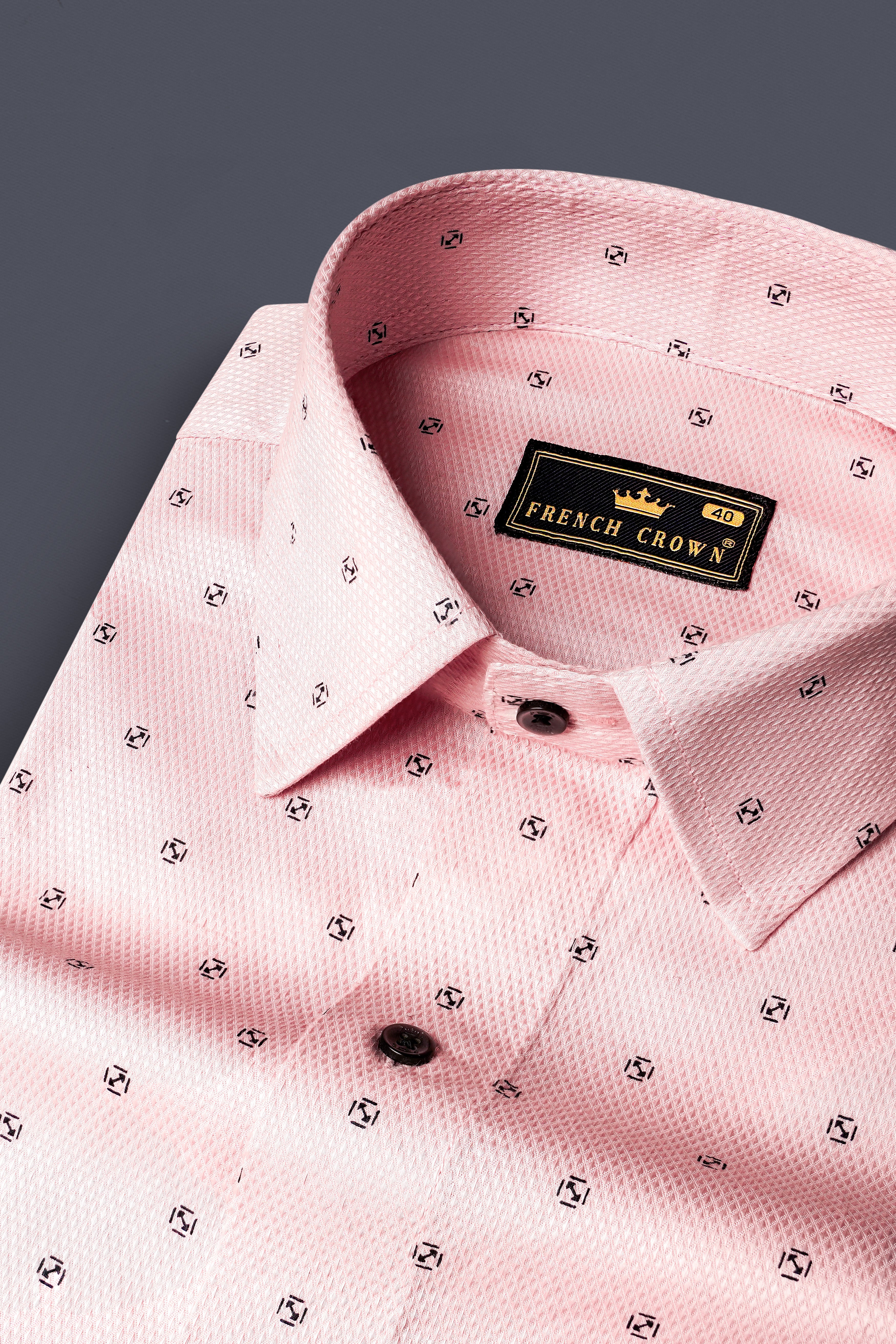 Azalea Pink Dobby Textured Premium Giza Cotton Shirt 13073-BLK-38, 13073-BLK-H-38, 13073-BLK-39, 13073-BLK-H-39, 13073-BLK-40, 13073-BLK-H-40, 13073-BLK-42, 13073-BLK-H-42, 13073-BLK-44, 13073-BLK-H-44, 13073-BLK-46, 13073-BLK-H-46, 13073-BLK-48, 13073-BLK-H-48, 13073-BLK-50, 13073-BLK-H-50, 13073-BLK-52, 13073-BLK-H-52