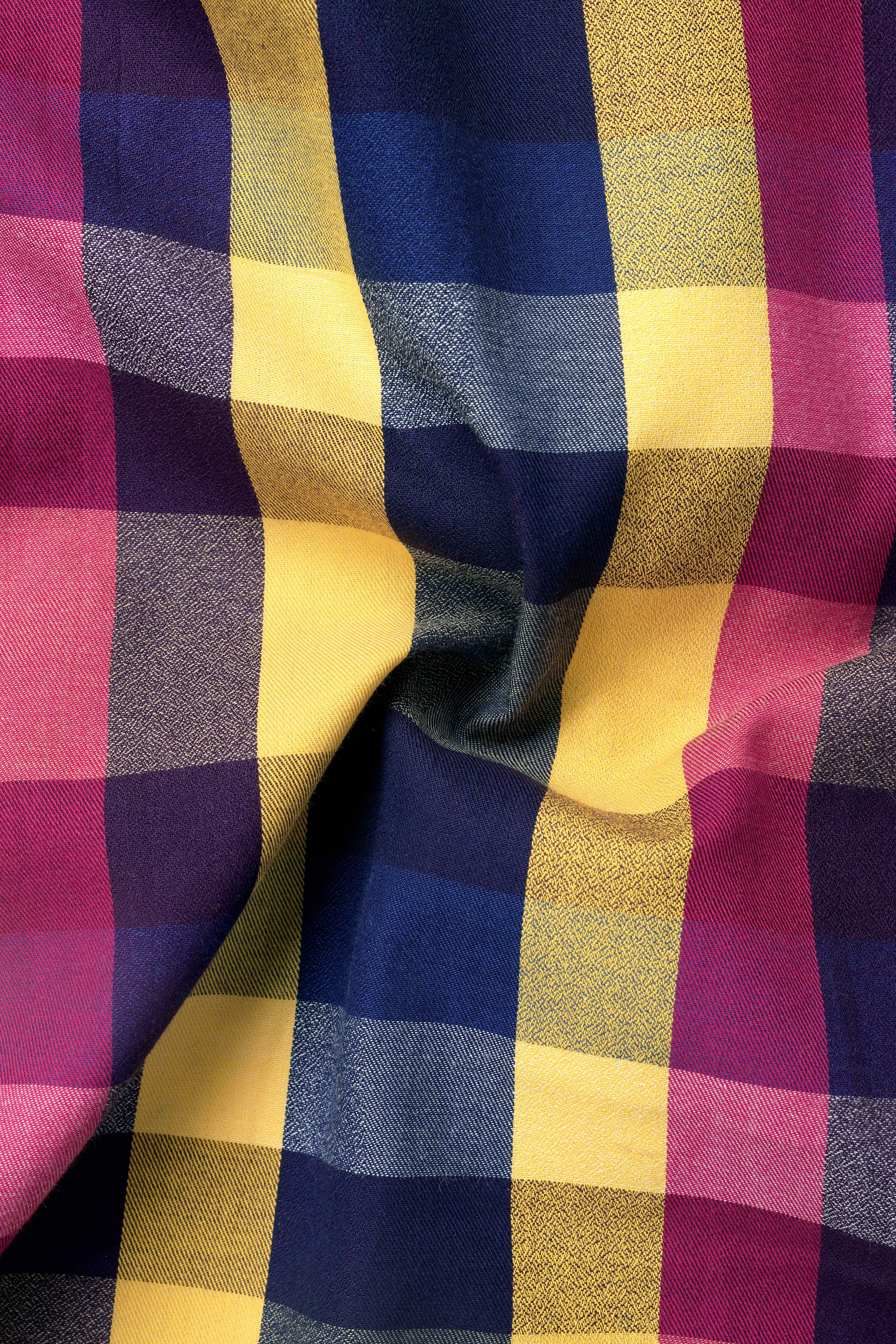 Salomie Yellow And Cabaret Pink Multi Color Plaid Twill Premium Cotton Shirt 13097-YL-38, 13097-YL-H-38, 13097-YL-39, 13097-YL-H-39, 13097-YL-40, 13097-YL-H-40, 13097-YL-42, 13097-YL-H-42, 13097-YL-44, 13097-YL-H-44, 13097-YL-46, 13097-YL-H-46, 13097-YL-48, 13097-YL-H-48, 13097-YL-50, 13097-YL-H-50, 13097-YL-52, 13097-YL-H-52
