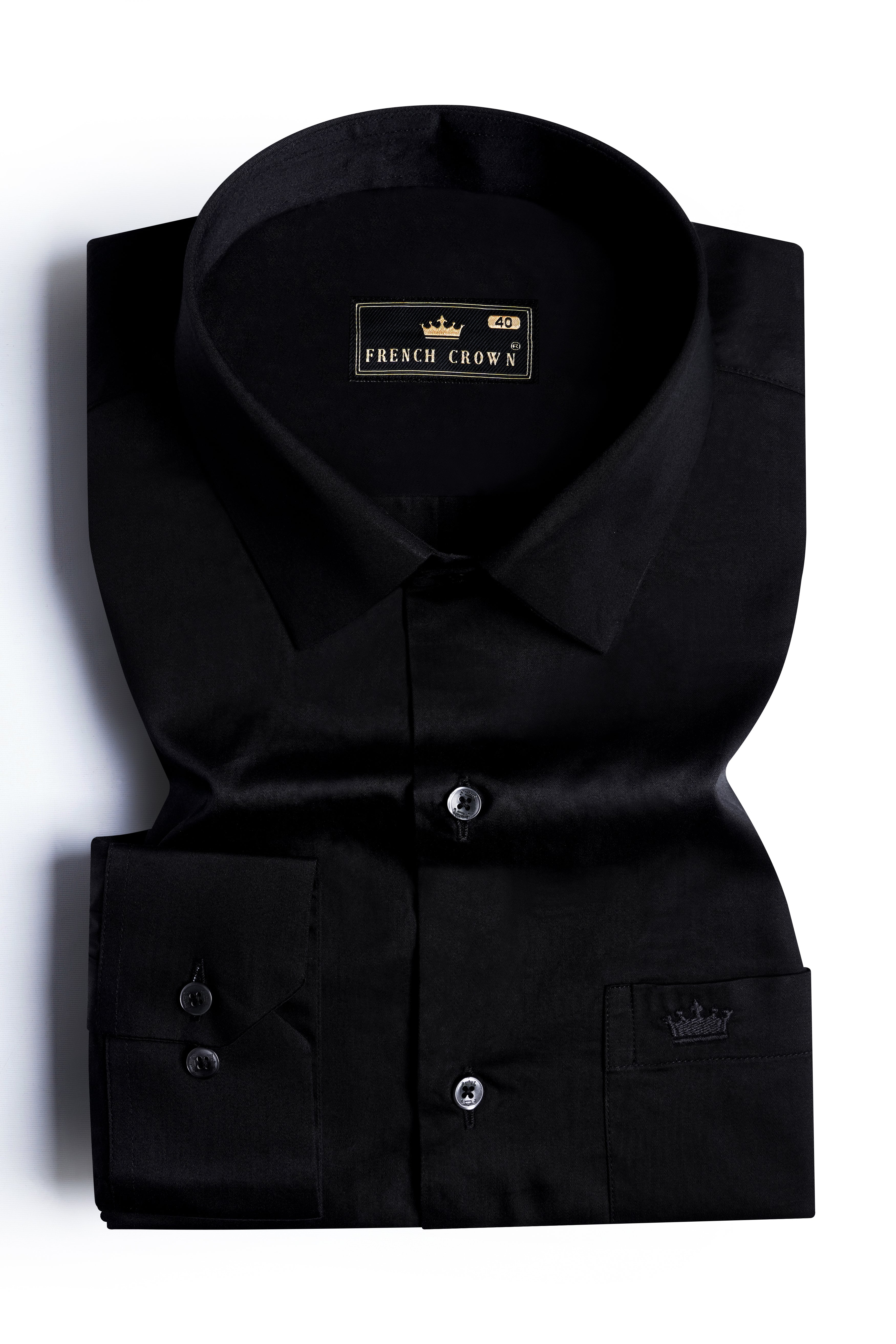 Jade Black with Lord Ganesh and OM Hand Painted Subtle Sheen Super Soft Premium Cotton Designer Shirt 1312-BLK-ART06-38, 1312-BLK-ART06-H-38, 1312-BLK-ART06-39, 1312-BLK-ART06-H-39, 1312-BLK-ART06-40, 1312-BLK-ART06-H-40, 1312-BLK-ART06-42, 1312-BLK-ART06-H-42, 1312-BLK-ART06-44, 1312-BLK-ART06-H-44, 1312-BLK-ART06-46, 1312-BLK-ART06-H-46, 1312-BLK-ART06-48, 1312-BLK-ART06-H-48, 1312-BLK-ART06-50, 1312-BLK-ART06-H-50, 1312-BLK-ART06-52, 1312-BLK-ART06-H-52