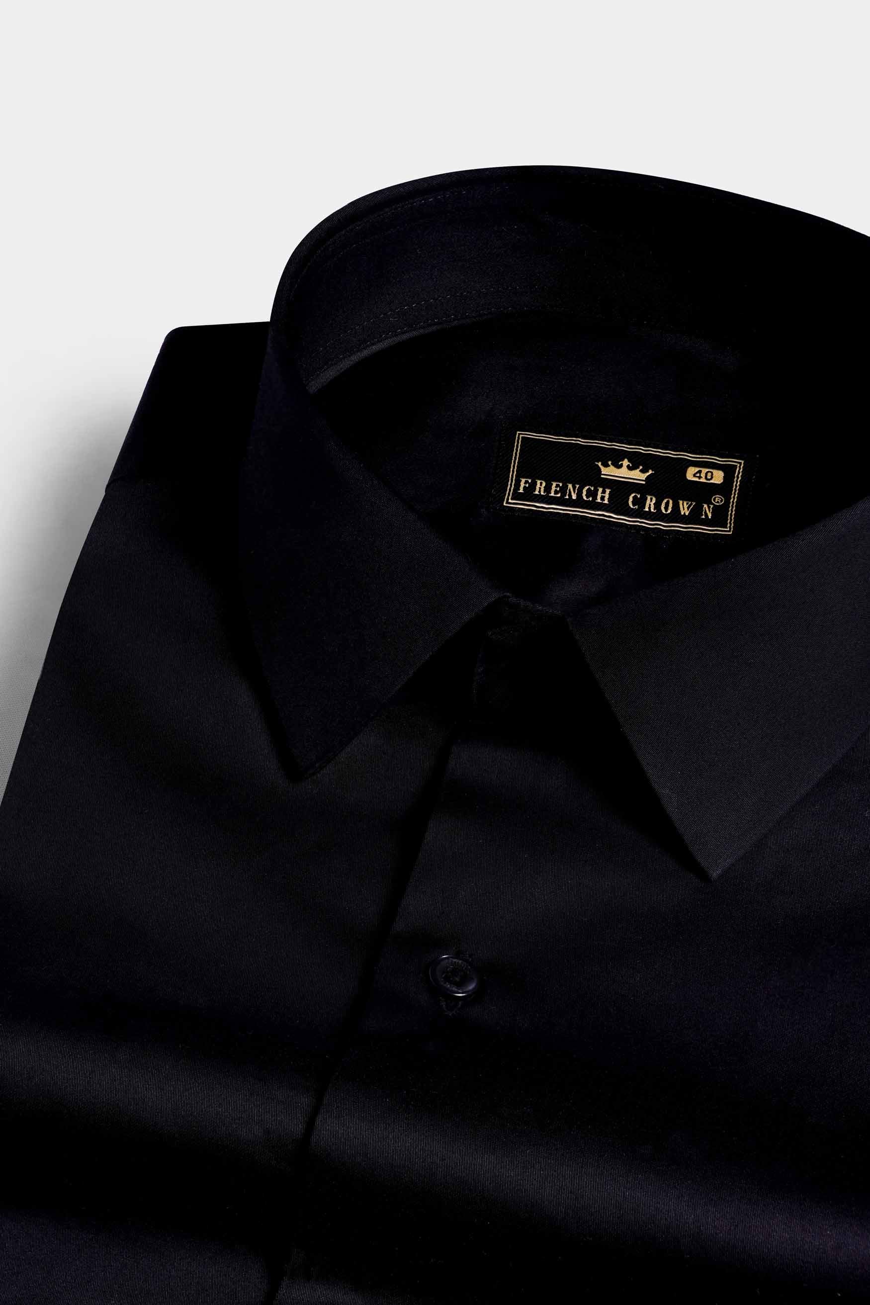 Jade Black Fish Hand Stitched Subtle Sheen Super Soft Premium Cotton Designer Shirt 1312-BLK-E267-38, 1312-BLK-E267-H-38, 1312-BLK-E267-39, 1312-BLK-E267-H-39, 1312-BLK-E267-40, 1312-BLK-E267-H-40, 1312-BLK-E267-42, 1312-BLK-E267-H-42, 1312-BLK-E267-44, 1312-BLK-E267-H-44, 1312-BLK-E267-46, 1312-BLK-E267-H-46, 1312-BLK-E267-48, 1312-BLK-E267-H-48, 1312-BLK-E267-50, 1312-BLK-E267-H-50, 1312-BLK-E267-52, 1312-BLK-E267-H-52
