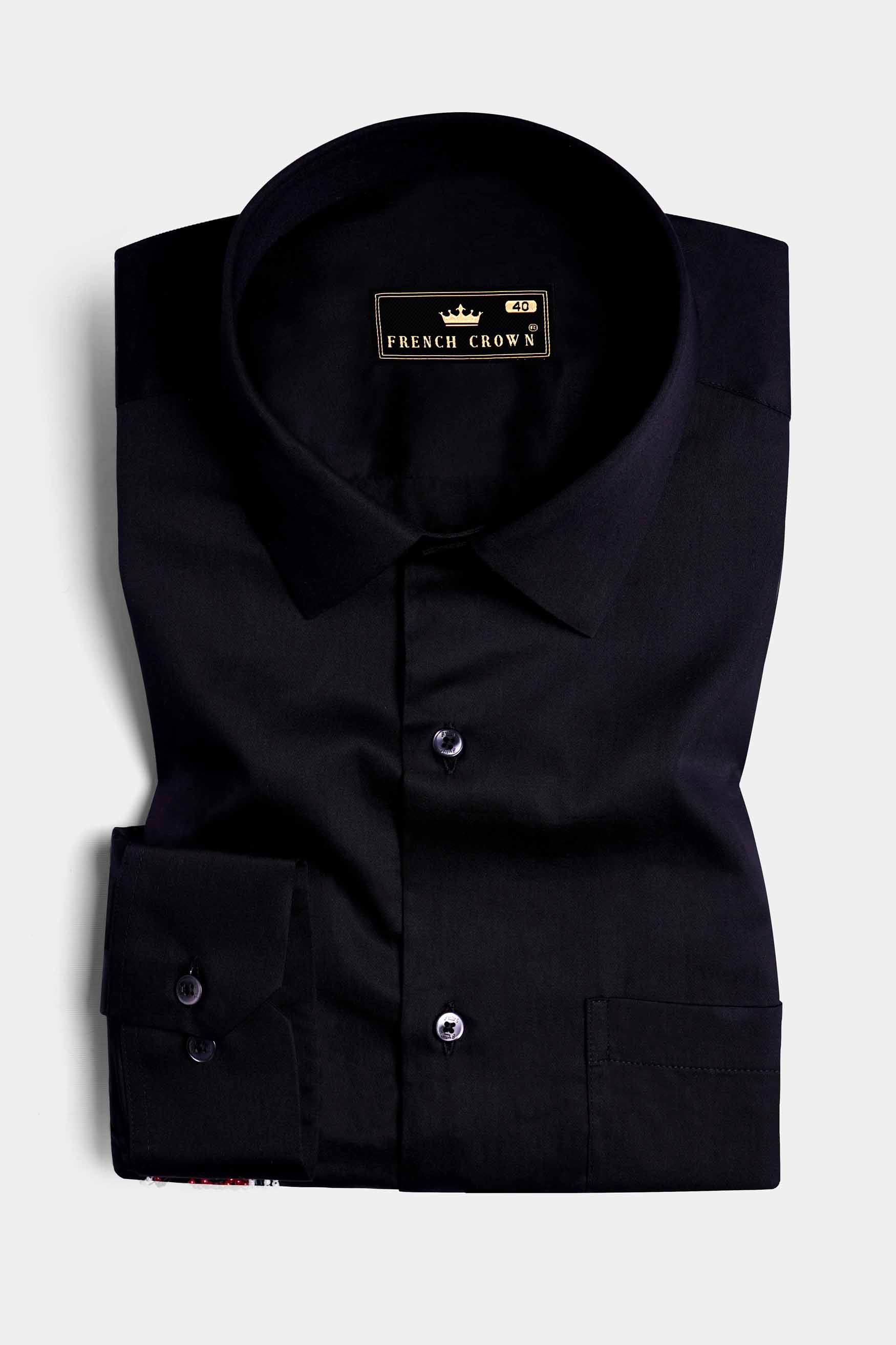 Jade Black Fish Hand Stitched Subtle Sheen Super Soft Premium Cotton Designer Shirt 1312-BLK-E267-38, 1312-BLK-E267-H-38, 1312-BLK-E267-39, 1312-BLK-E267-H-39, 1312-BLK-E267-40, 1312-BLK-E267-H-40, 1312-BLK-E267-42, 1312-BLK-E267-H-42, 1312-BLK-E267-44, 1312-BLK-E267-H-44, 1312-BLK-E267-46, 1312-BLK-E267-H-46, 1312-BLK-E267-48, 1312-BLK-E267-H-48, 1312-BLK-E267-50, 1312-BLK-E267-H-50, 1312-BLK-E267-52, 1312-BLK-E267-H-52