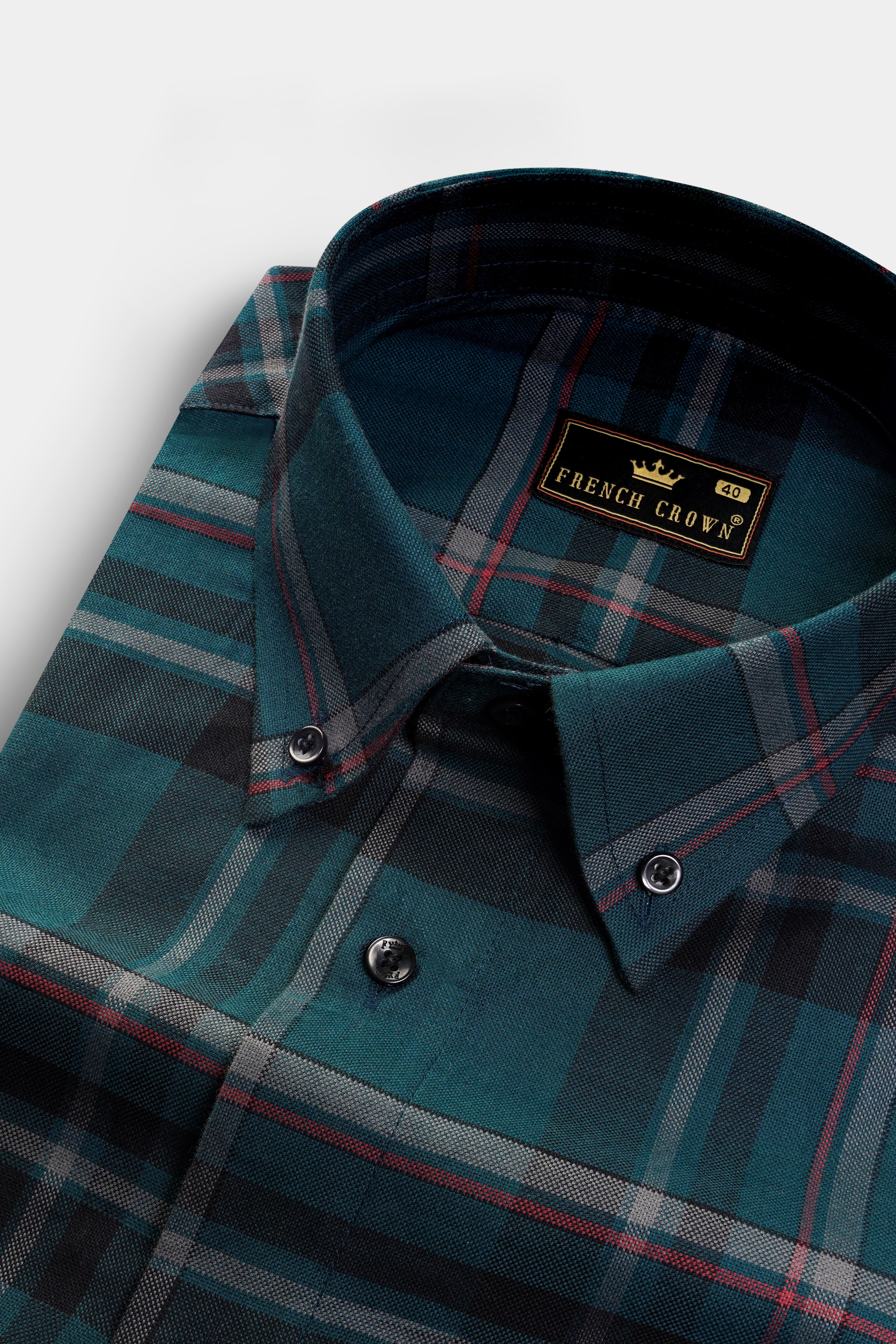 French Crown Green Plaid Royal Oxford Premium Cotton Shirt 13172-BD-BLK-38, 13172-BD-BLK-H-38, 13172-BD-BLK-39, 13172-BD-BLK-H-39, 13172-BD-BLK-40, 13172-BD-BLK-H-40, 13172-BD-BLK-42, 13172-BD-BLK-H-42, 13172-BD-BLK-44, 13172-BD-BLK-H-44, 13172-BD-BLK-46, 13172-BD-BLK-H-46, 13172-BD-BLK-48, 13172-BD-BLK-H-48, 13172-BD-BLK-50, 13172-BD-BLK-H-50, 13172-BD-BLK-52, 13172-BD-BLK-H-52