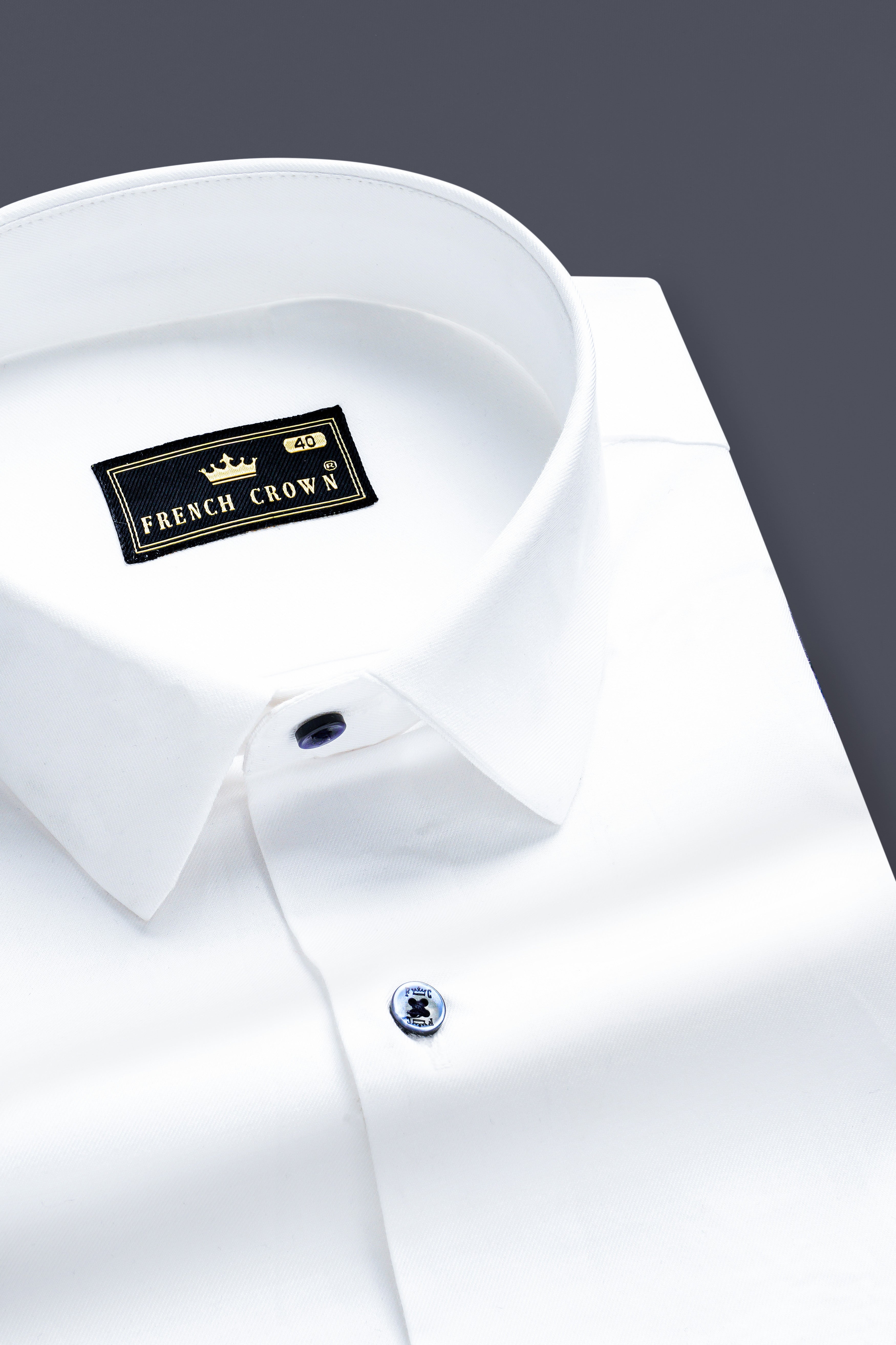 Bright White Solid Twill Premium Cotton Shirt 13224-BLE-38, 13224-BLE-H-38, 13224-BLE-39, 13224-BLE-H-39, 13224-BLE-40, 13224-BLE-H-40, 13224-BLE-42, 13224-BLE-H-42, 13224-BLE-44, 13224-BLE-H-44, 13224-BLE-46, 13224-BLE-H-46, 13224-BLE-48, 13224-BLE-H-48, 13224-BLE-50, 13224-BLE-H-50, 13224-BLE-52, 13224-BLE-H-52