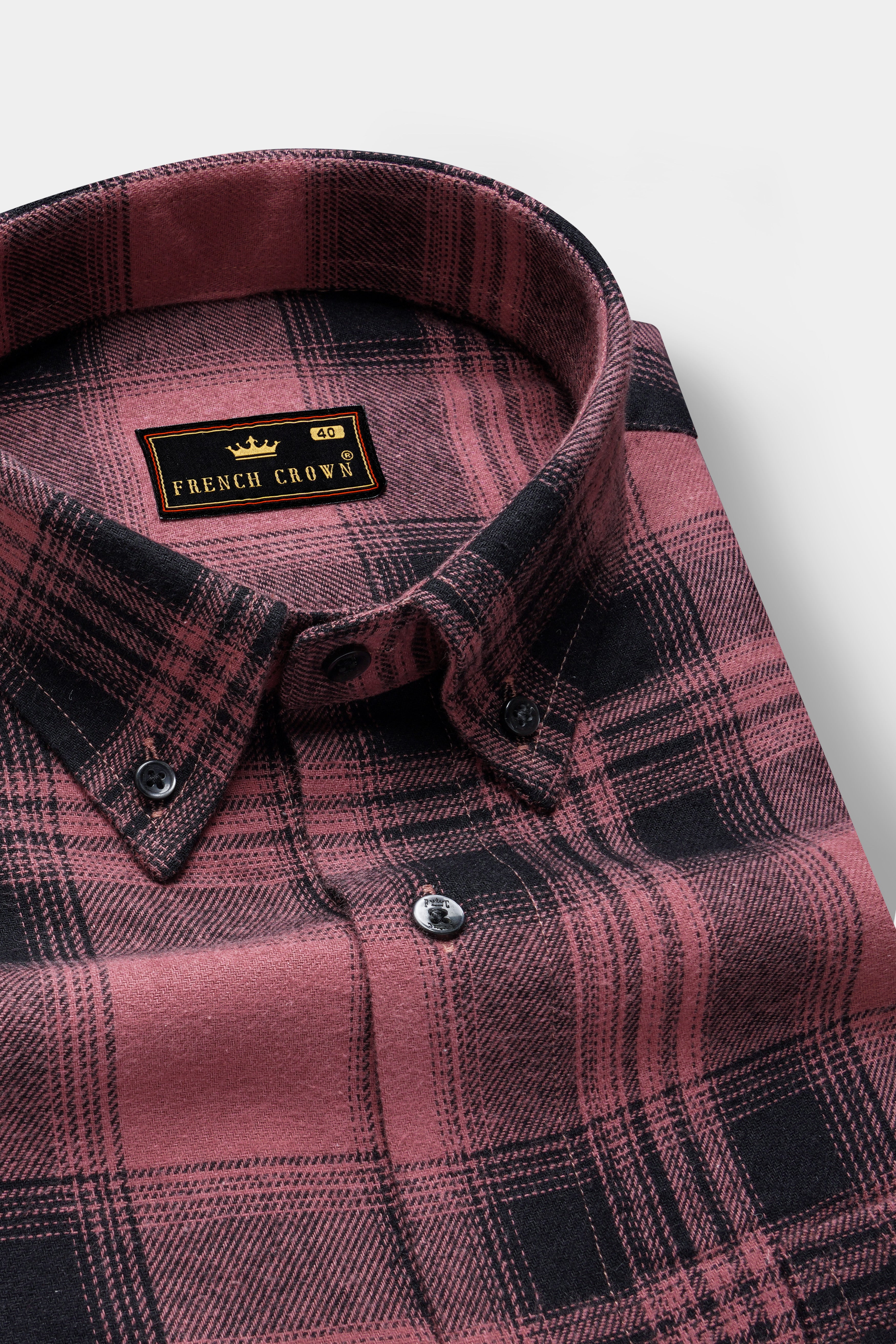 Berrywood-Wine Berry Pink Checked Flannel Premium Cotton Shirt 13263-BD-BLK-38, 13263-BD-BLK-H-38, 13263-BD-BLK-39, 13263-BD-BLK-H-39, 13263-BD-BLK-40, 13263-BD-BLK-H-40, 13263-BD-BLK-42, 13263-BD-BLK-H-42, 13263-BD-BLK-44, 13263-BD-BLK-H-44, 13263-BD-BLK-46, 13263-BD-BLK-H-46, 13263-BD-BLK-48, 13263-BD-BLK-H-48, 13263-BD-BLK-50, 13263-BD-BLK-H-50, 13263-BD-BLK-52, 13263-BD-BLK-H-52