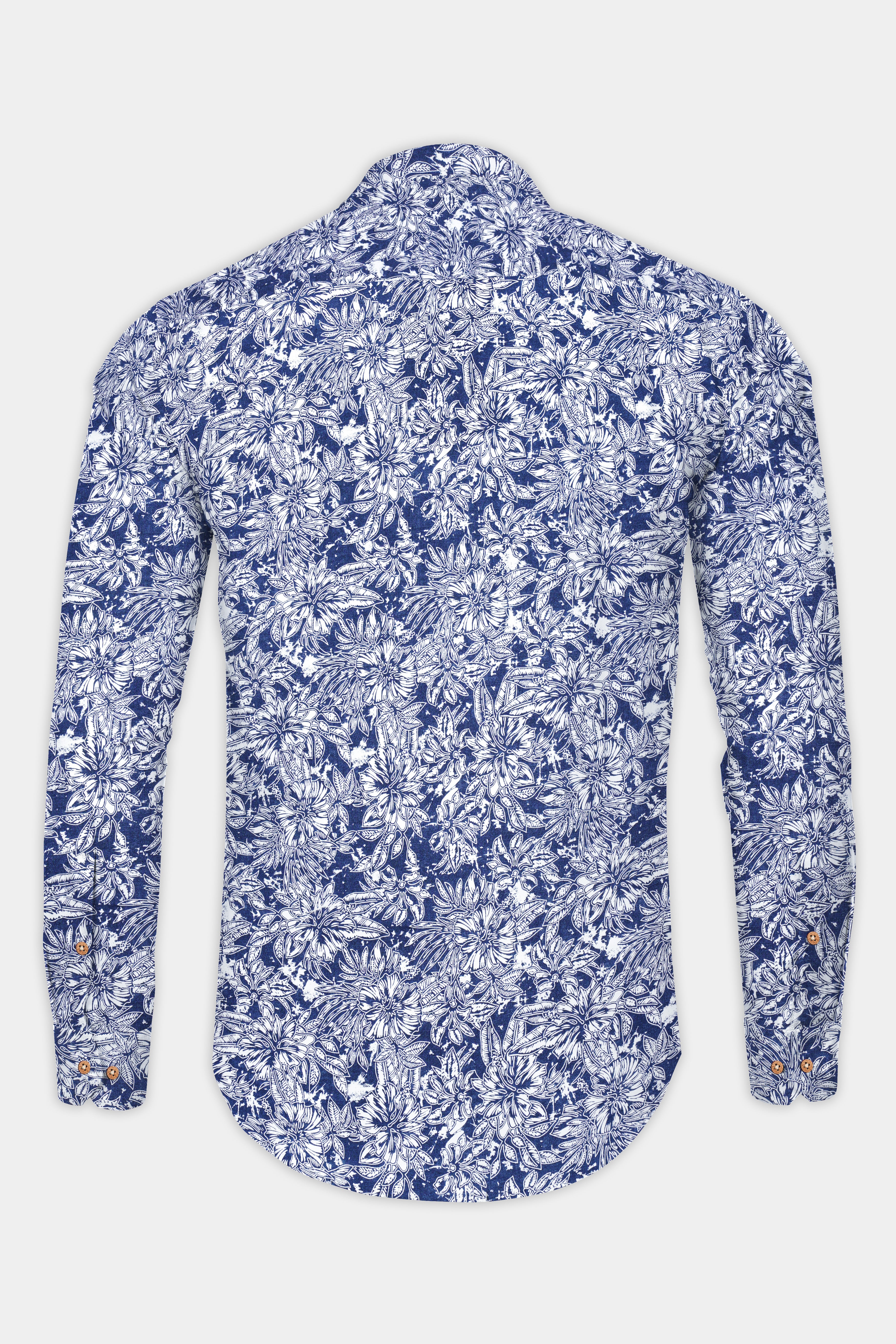 SkyFloret-Cello Blue And Bright White Floral Printed Premium Luxuries Linen Kurta Shirt 13281-KS-38, 13281-KS-H-38, 13281-KS-39, 13281-KS-H-39, 13281-KS-40, 13281-KS-H-40, 13281-KS-42, 13281-KS-H-42, 13281-KS-44, 13281-KS-H-44, 13281-KS-46, 13281-KS-H-46, 13281-KS-48, 13281-KS-H-48, 13281-KS-50, 13281-KS-H-50, 13281-KS-52, 13281-KS-H-52