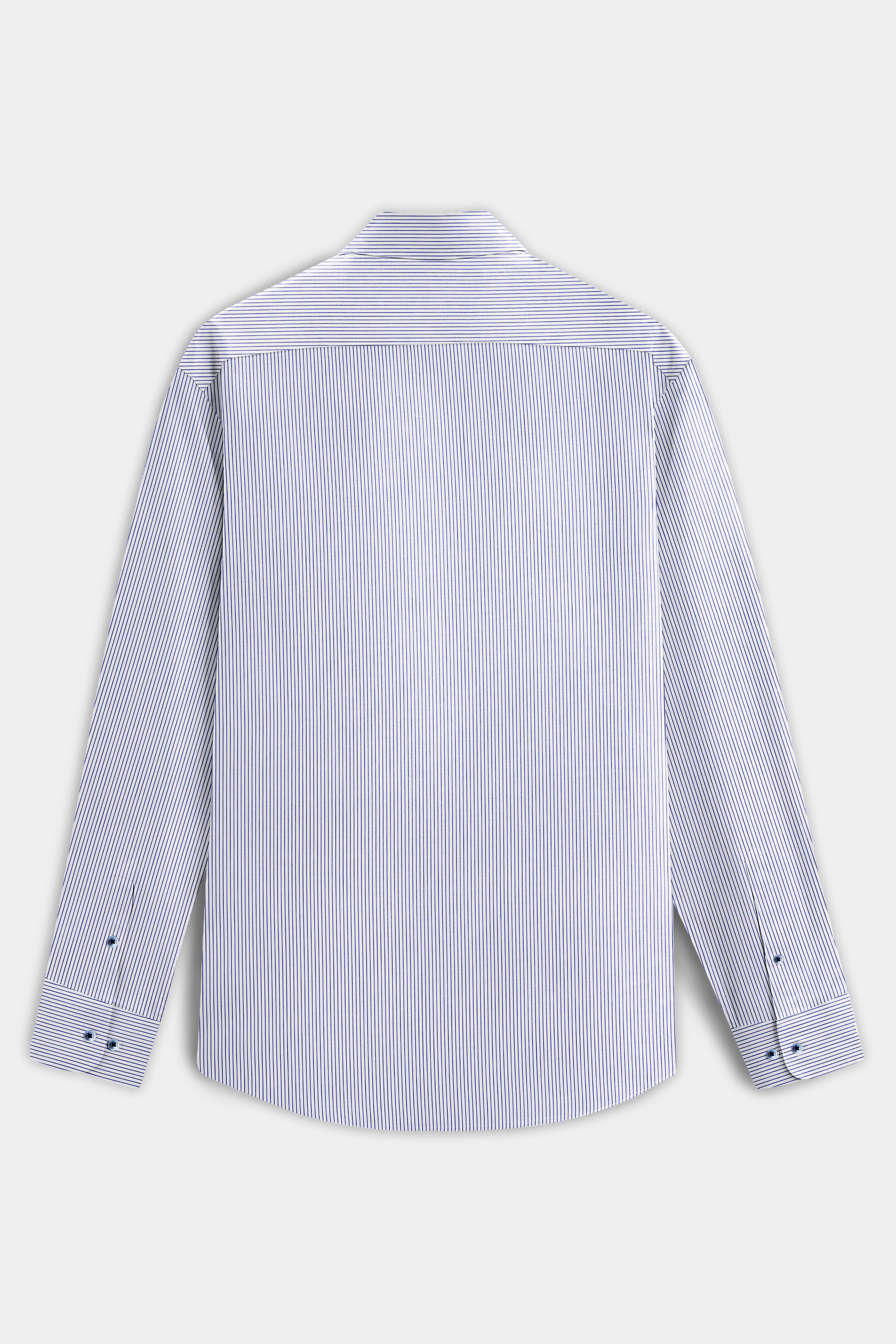 Violet Blue And Bright White Striped Premium Giza Cotton Dress Shirt 13293-BLE-38, 13293-BLE-H-38, 13293-BLE-39, 13293-BLE-H-39, 13293-BLE-40, 13293-BLE-H-40, 13293-BLE-42, 13293-BLE-H-42, 13293-BLE-44, 13293-BLE-H-44, 13293-BLE-46, 13293-BLE-H-46, 13293-BLE-48, 13293-BLE-H-48, 13293-BLE-50, 13293-BLE-H-50, 13293-BLE-52, 13293-BLE-H-52