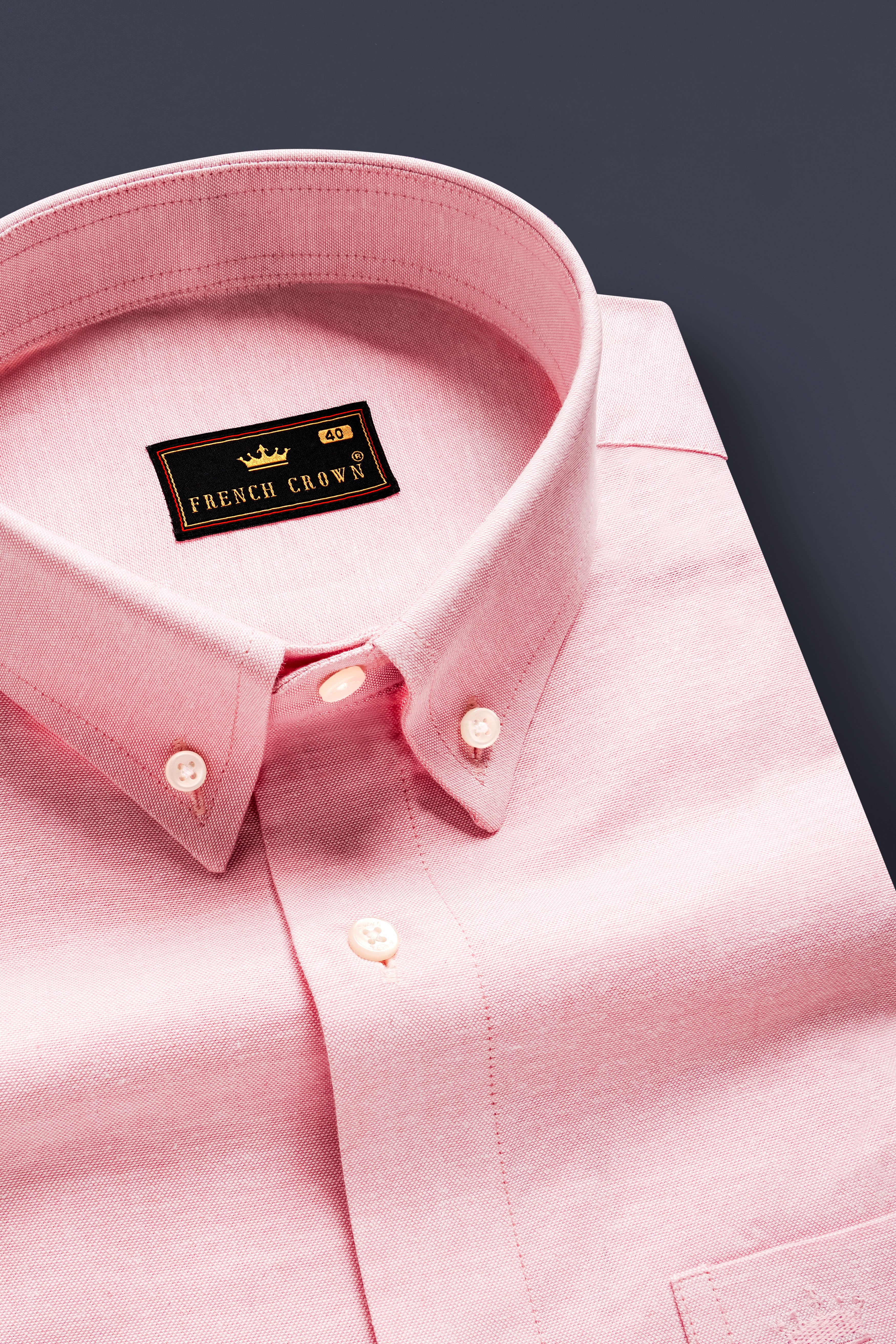 PinkFlair-Flamingo Solid Oxford Premium Cotton Semi Formal Shirt 13313-BD-38, 13313-BD-H-38, 13313-BD-39, 13313-BD-H-39, 13313-BD-40, 13313-BD-H-40, 13313-BD-42, 13313-BD-H-42, 13313-BD-44, 13313-BD-H-44, 13313-BD-46, 13313-BD-H-46, 13313-BD-48, 13313-BD-H-48, 13313-BD-50, 13313-BD-H-50, 13313-BD-52, 13313-BD-H-52