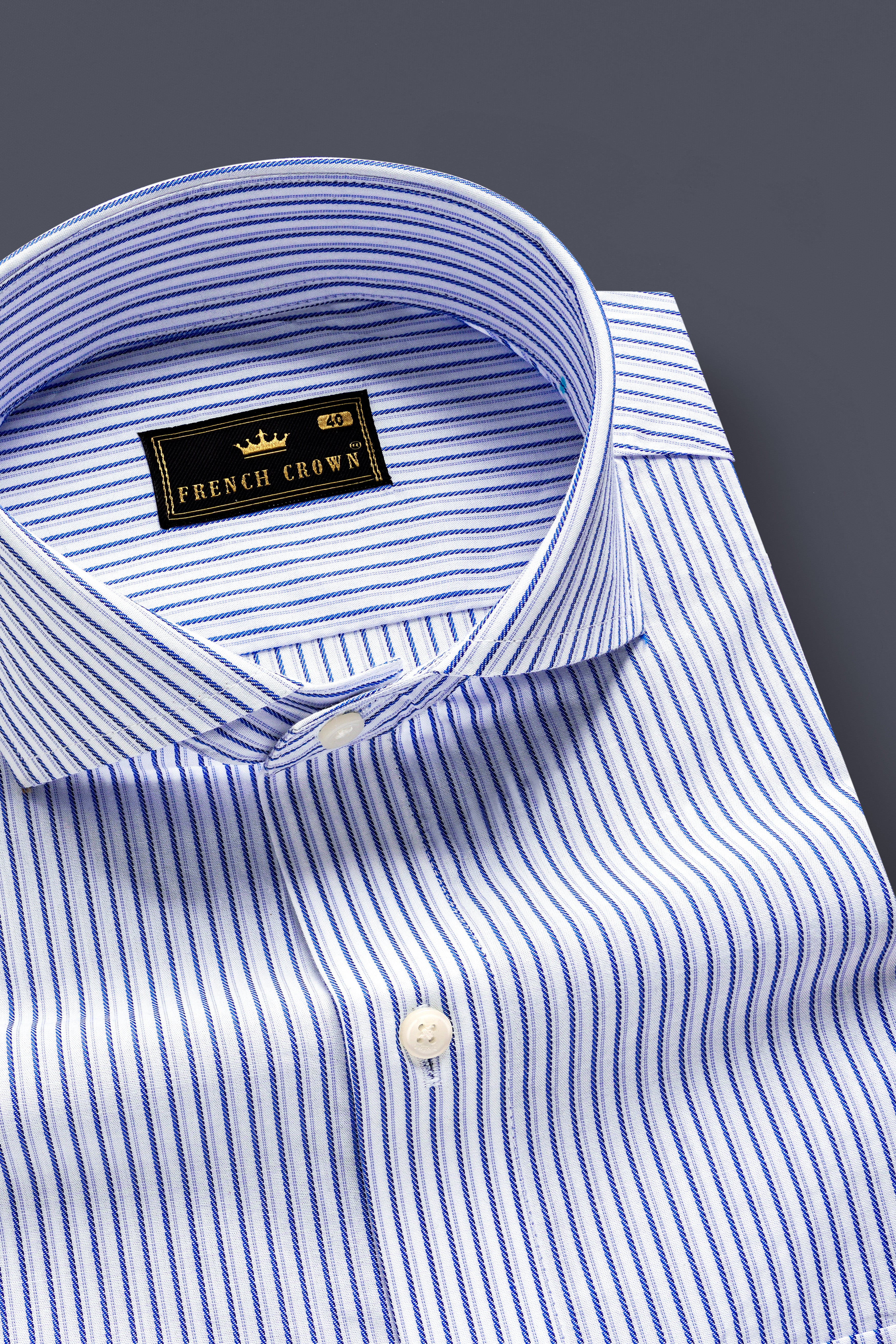 AzureStripe-Tufts Blue And Bright White Striped Dobby Premium Giza Cotton Dress Shirt 13315-CA-38, 13315-CA-H-38, 13315-CA-39, 13315-CA-H-39, 13315-CA-40, 13315-CA-H-40, 13315-CA-42, 13315-CA-H-42, 13315-CA-44, 13315-CA-H-44, 13315-CA-46, 13315-CA-H-46, 13315-CA-48, 13315-CA-H-48, 13315-CA-50, 13315-CA-H-50, 13315-CA-52, 13315-CA-H-52