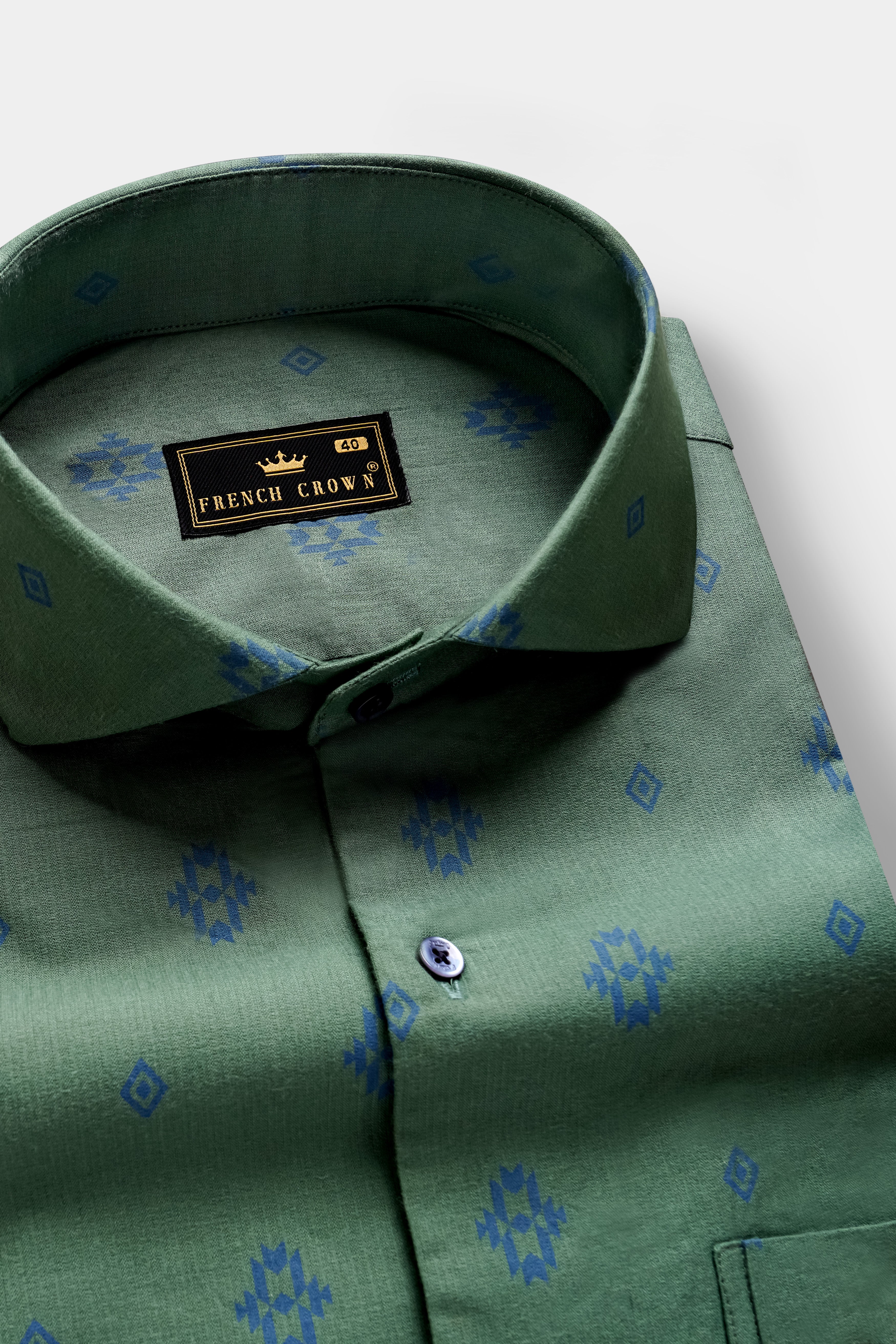 Timber-Hazel Green Printed Premium Cotton Corduroy Casual Shirt 13327-CA-BLE-38, 13327-CA-BLE-H-38, 13327-CA-BLE-39, 13327-CA-BLE-H-39, 13327-CA-BLE-40, 13327-CA-BLE-H-40, 13327-CA-BLE-42, 13327-CA-BLE-H-42, 13327-CA-BLE-44, 13327-CA-BLE-H-44, 13327-CA-BLE-46, 13327-CA-BLE-H-46, 13327-CA-BLE-48, 13327-CA-BLE-H-48, 13327-CA-BLE-50, 13327-CA-BLE-H-50, 13327-CA-BLE-52, 13327-CA-BLE-H-52