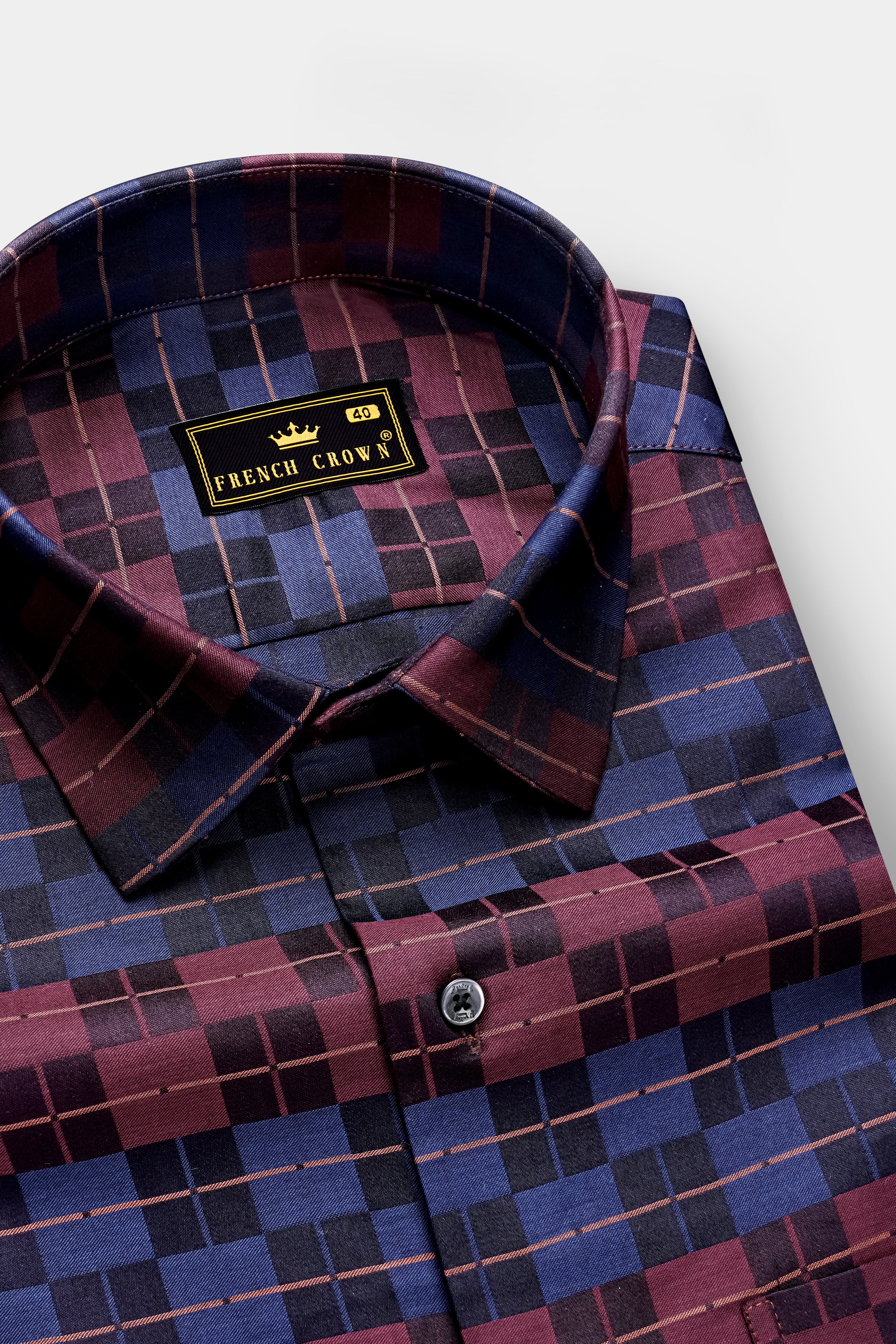 Autumn-Boysenberry Maroon And Kashmir Blue Jacquard Textured Premium Cotton Dress Shirt 13381-BLK-38, 13381-BLK-H-38, 13381-BLK-39, 13381-BLK-H-39, 13381-BLK-40, 13381-BLK-H-40, 13381-BLK-42, 13381-BLK-H-42, 13381-BLK-44, 13381-BLK-H-44, 13381-BLK-46, 13381-BLK-H-46, 13381-BLK-48, 13381-BLK-H-48, 13381-BLK-50, 13381-BLK-H-50, 13381-BLK-52, 13381-BLK-H-52
