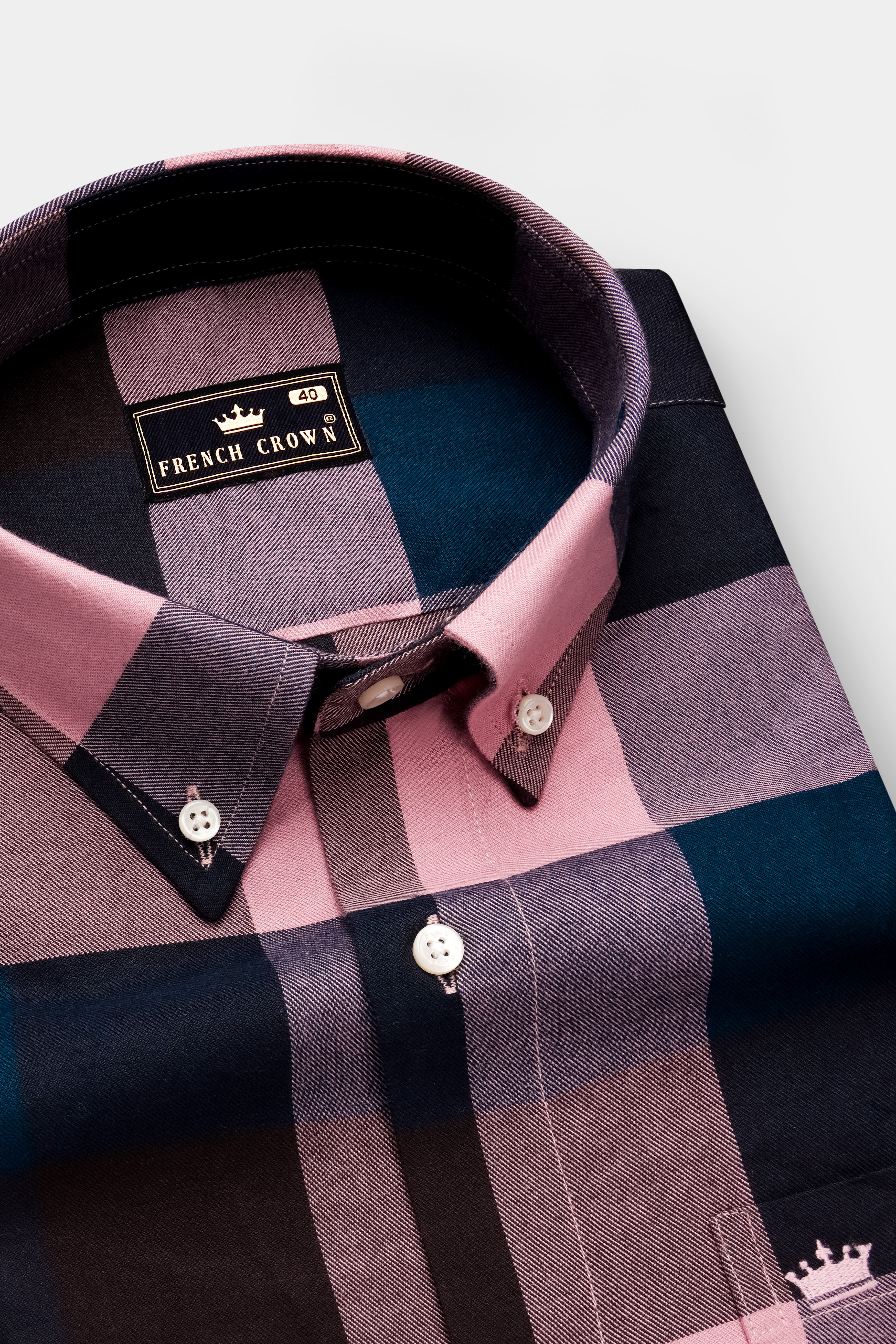 Twilight-Rose Fog Pink And Daintree Blue Plaid Flannel Cotton Casual Shirt 13399-BD-38, 13399-BD-H-38, 13399-BD-39, 13399-BD-H-39, 13399-BD-40, 13399-BD-H-40, 13399-BD-42, 13399-BD-H-42, 13399-BD-44, 13399-BD-H-44, 13399-BD-46, 13399-BD-H-46, 13399-BD-48, 13399-BD-H-48, 13399-BD-50, 13399-BD-H-50, 13399-BD-52, 13399-BD-H-52