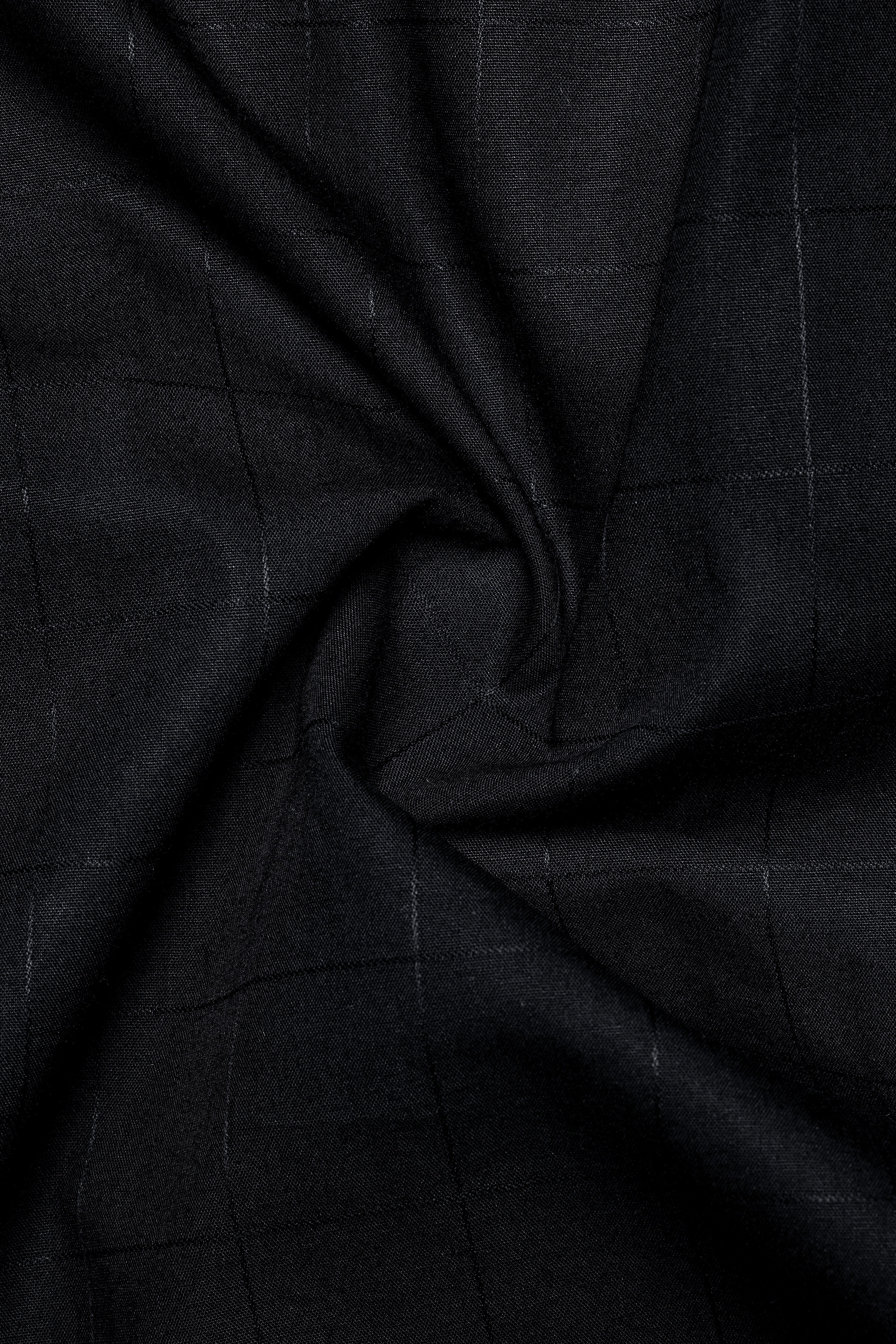 Jade Noir-Black Plaid Dobby Textured Premium Giza Cotton Dress Shirt 13407-BD-38, 13407-BD-H-38, 13407-BD-39, 13407-BD-H-39, 13407-BD-40, 13407-BD-H-40, 13407-BD-42, 13407-BD-H-42, 13407-BD-44, 13407-BD-H-44, 13407-BD-46, 13407-BD-H-46, 13407-BD-48, 13407-BD-H-48, 13407-BD-50, 13407-BD-H-50, 13407-BD-52, 13407-BD-H-52