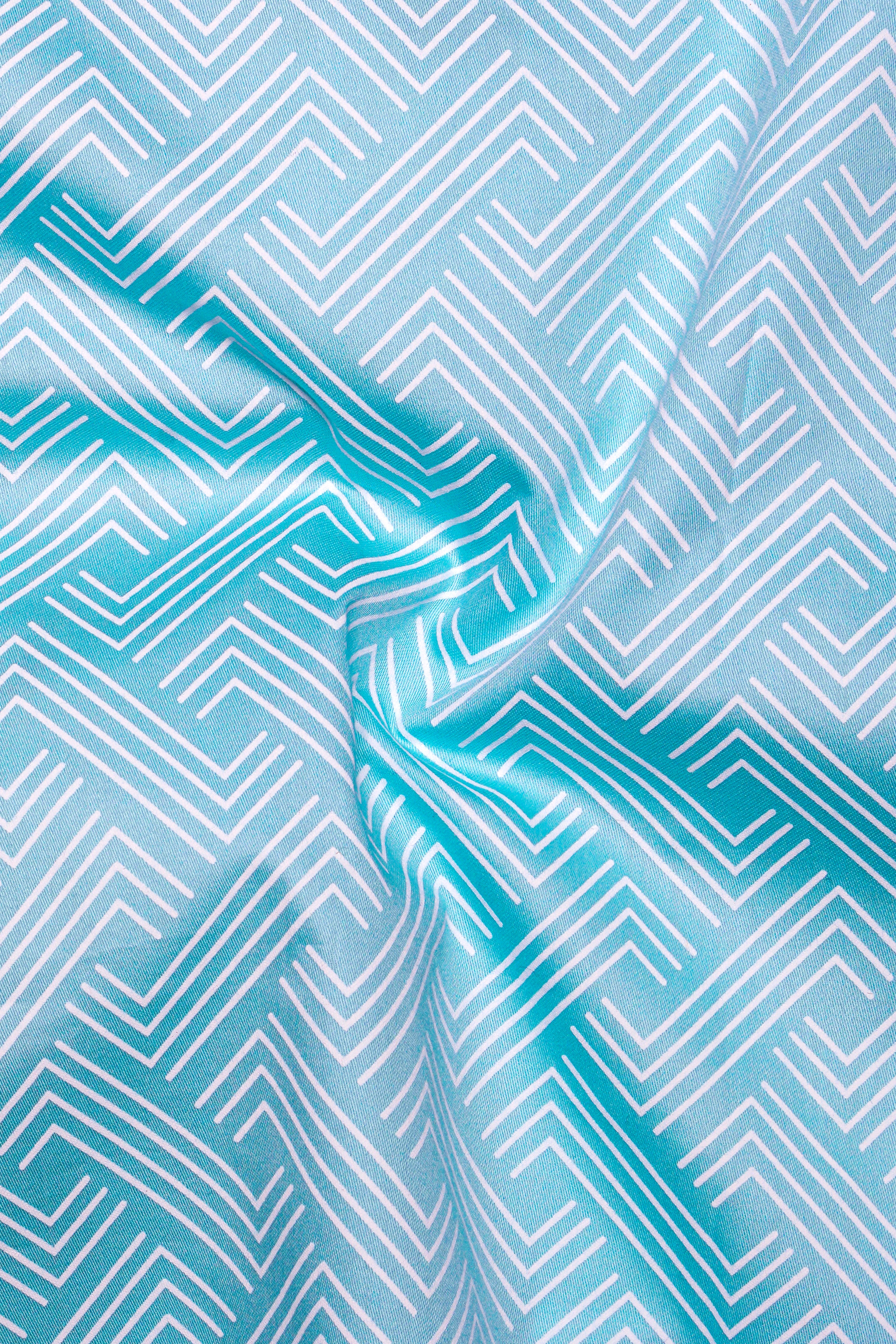 Horizon-Columbia Blue Brick Path Printed Subtle Sheen Super Soft Premium Cotton Semi Formal Shirt 13422-38, 13422-H-38, 13422-39, 13422-H-39, 13422-40, 13422-H-40, 13422-42, 13422-H-42, 13422-44, 13422-H-44, 13422-46, 13422-H-46, 13422-48, 13422-H-48, 13422-50, 13422-H-50, 13422-52, 13422-H-52