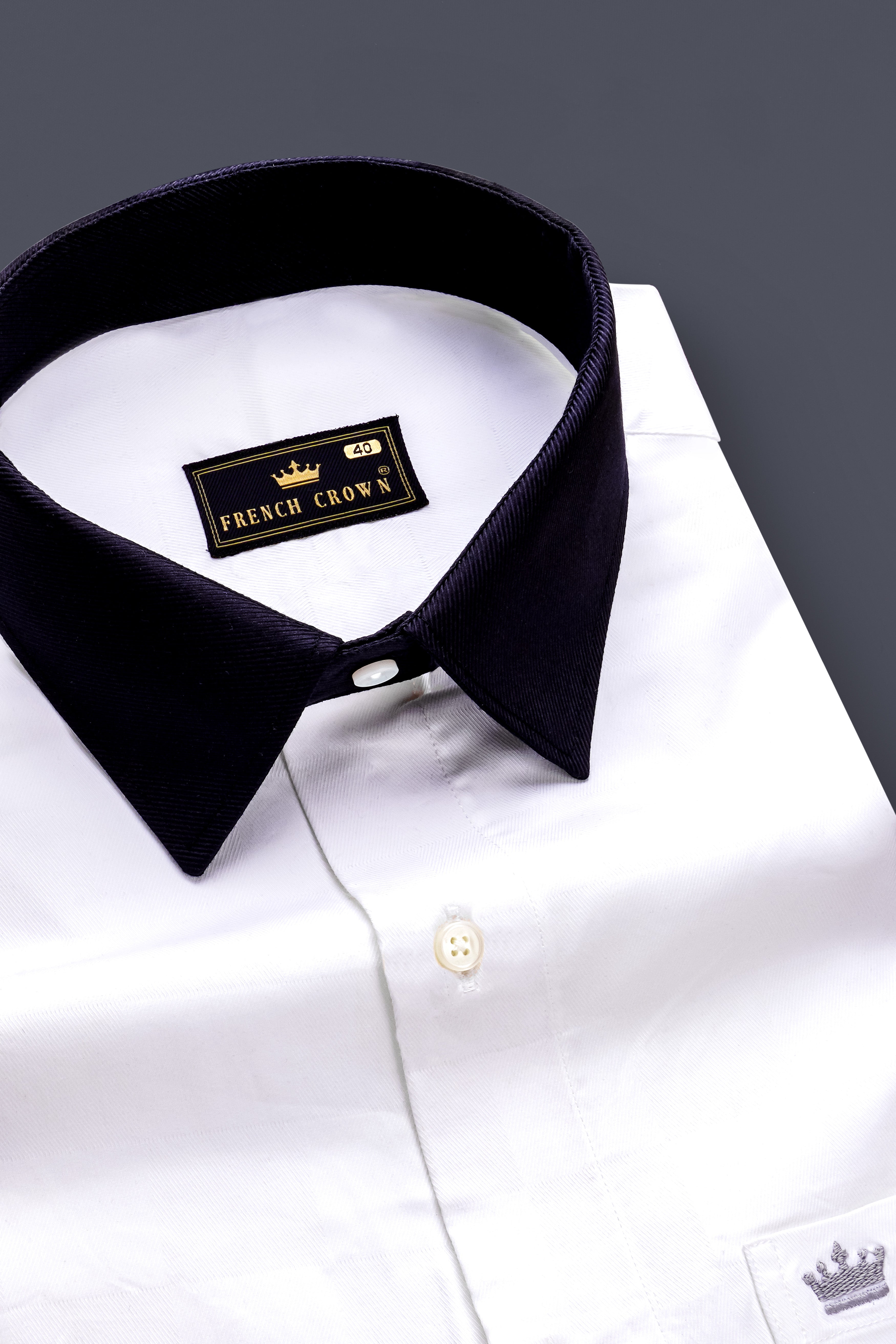 Crystal-Bright White Solid Dobby Textured Premium Giza Cotton Dress Shirt 13423-BCC-38, 13423-BCC-H-38, 13423-BCC-39, 13423-BCC-H-39, 13423-BCC-40, 13423-BCC-H-40, 13423-BCC-42, 13423-BCC-H-42, 13423-BCC-44, 13423-BCC-H-44, 13423-BCC-46, 13423-BCC-H-46, 13423-BCC-48, 13423-BCC-H-48, 13423-BCC-50, 13423-BCC-H-50, 13423-BCC-52, 13423-BCC-H-52