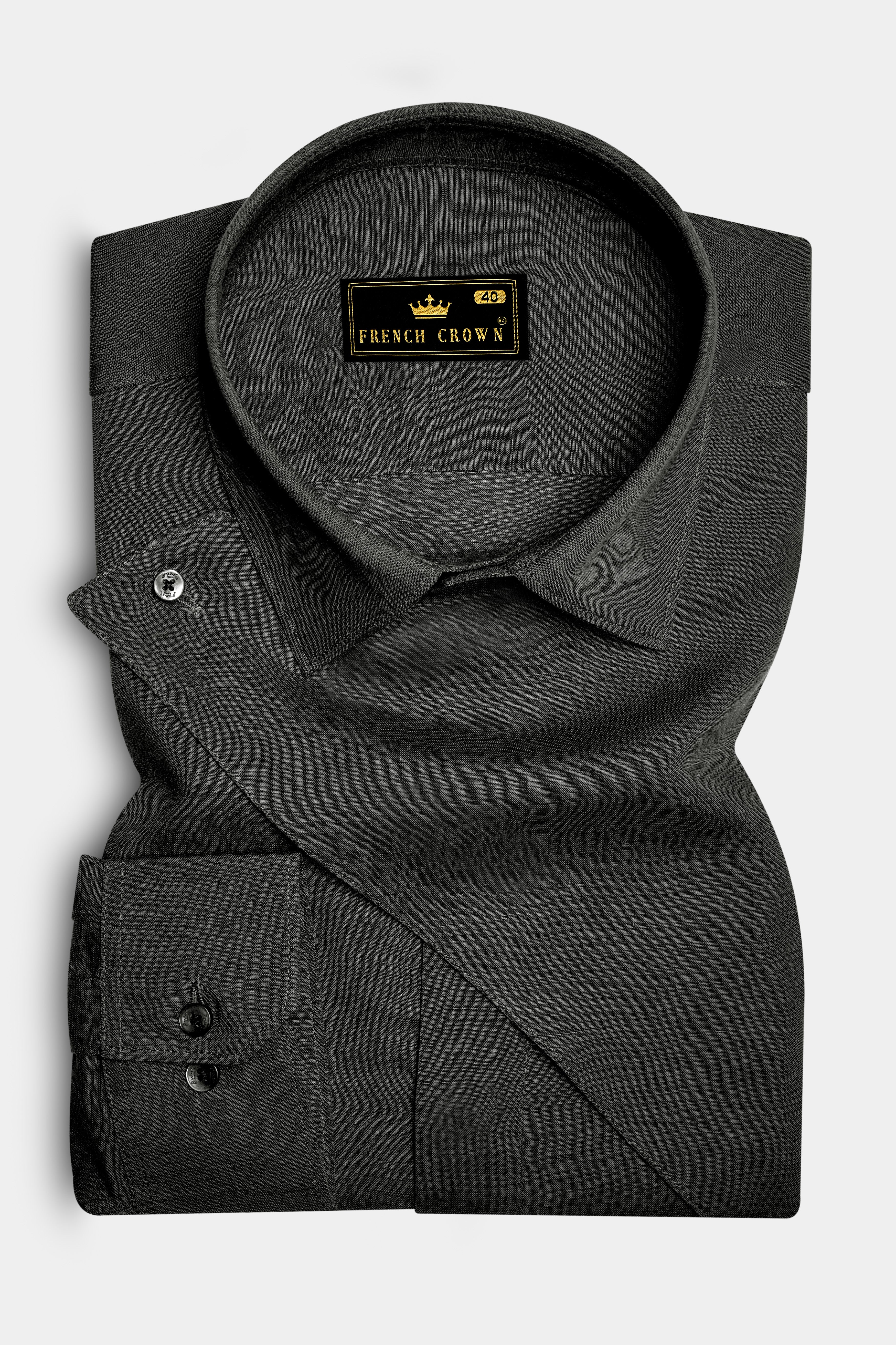 Graphite Loom-Mine Shaft Gray Solid Premium Luxuries Linen Designer Casual Shirt 13477-BLK-P661-38, 13477-BLK-P661-H-38, 13477-BLK-P661-39, 13477-BLK-P661-H-39, 13477-BLK-P661-40, 13477-BLK-P661-H-40, 13477-BLK-P661-42, 13477-BLK-P661-H-42, 13477-BLK-P661-44, 13477-BLK-P661-H-44, 13477-BLK-P661-46, 13477-BLK-P661-H-46, 13477-BLK-P661-48, 13477-BLK-P661-H-48, 13477-BLK-P661-50, 13477-BLK-P661-H-50, 13477-BLK-P661-52, 13477-BLK-P661-H-52