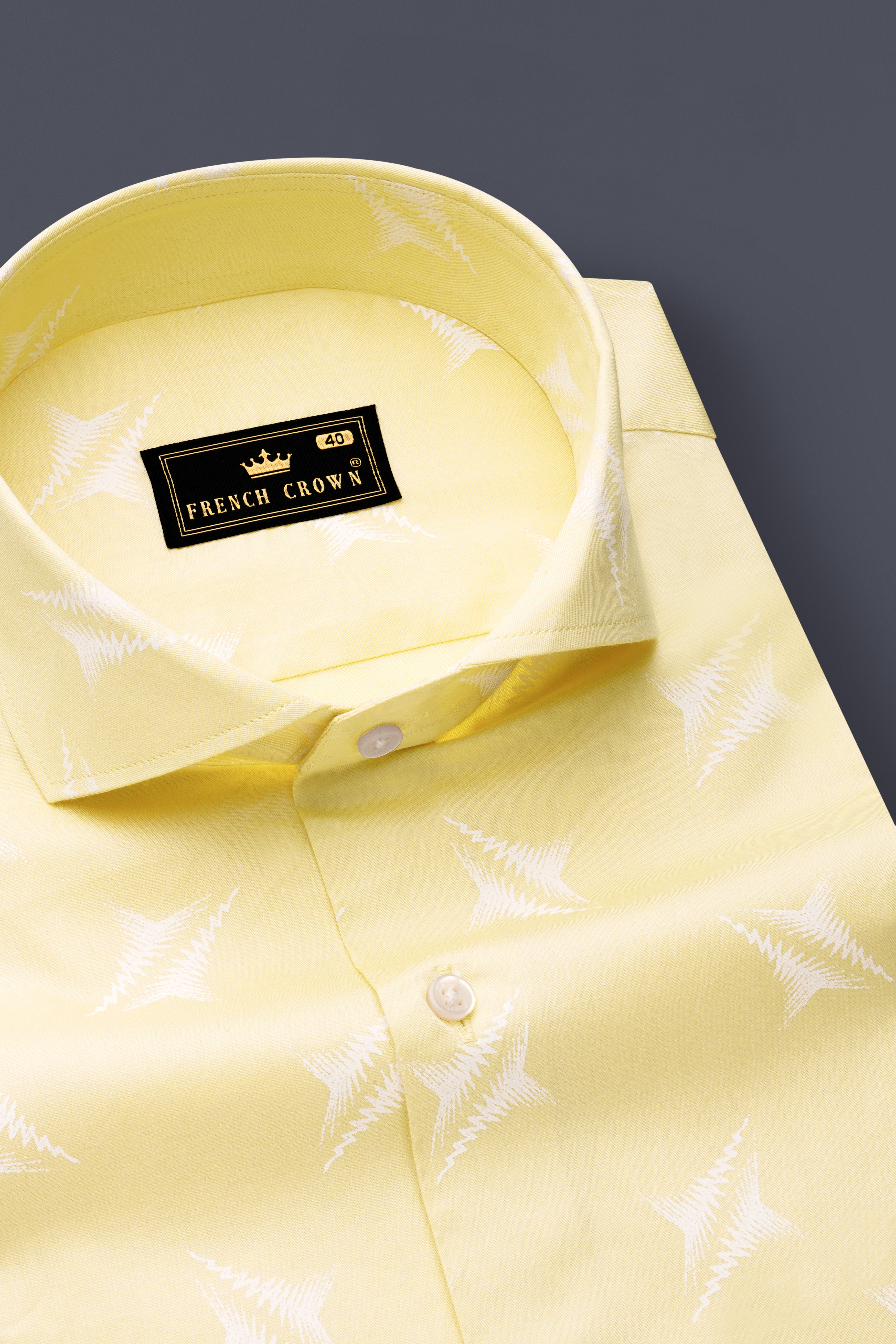 Rob Roy Brown with Nickel Gray and White Twill Premium Cotton Designer Shirt