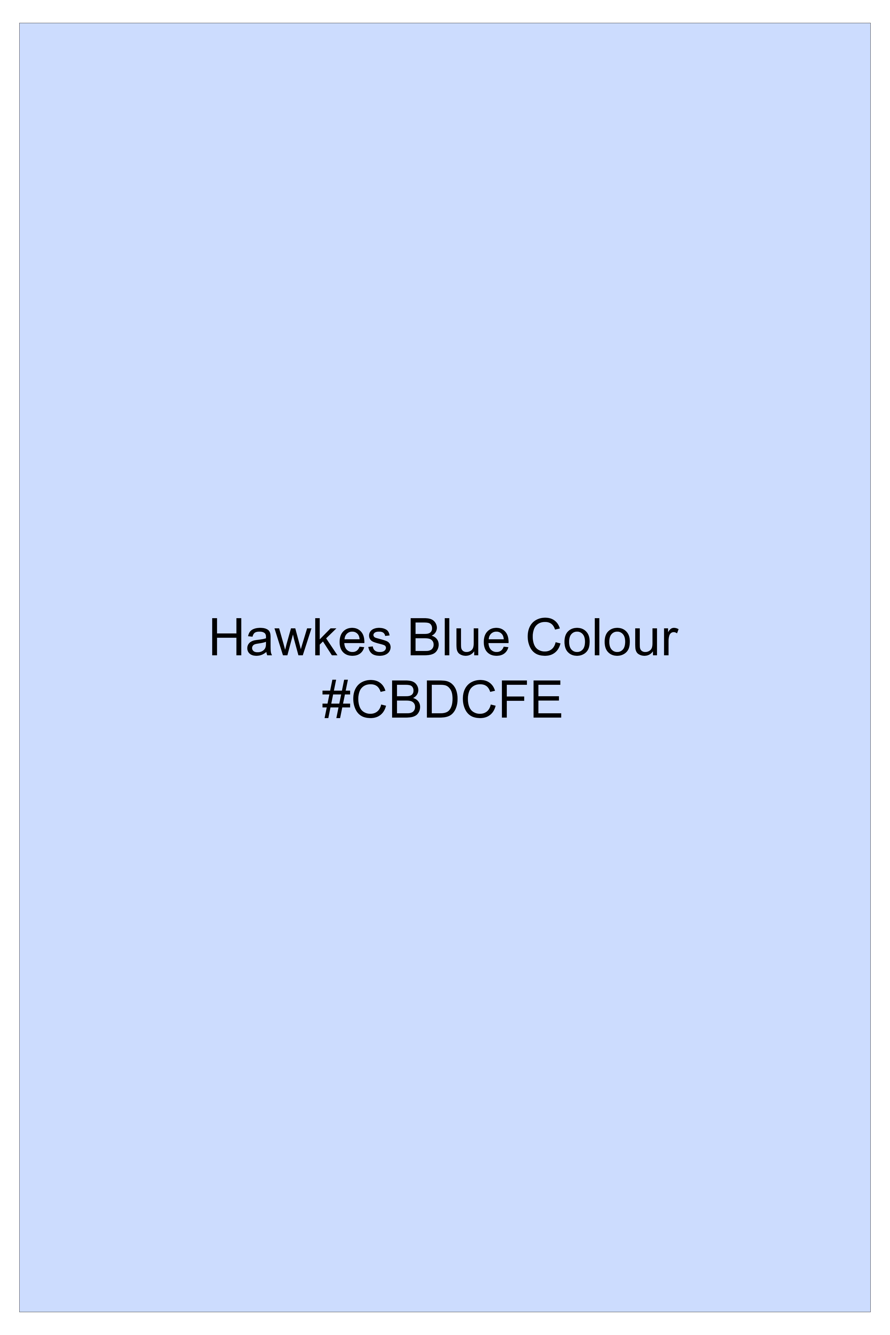 Hawkes Blue Dobby Textured Premium Cotton Shirt