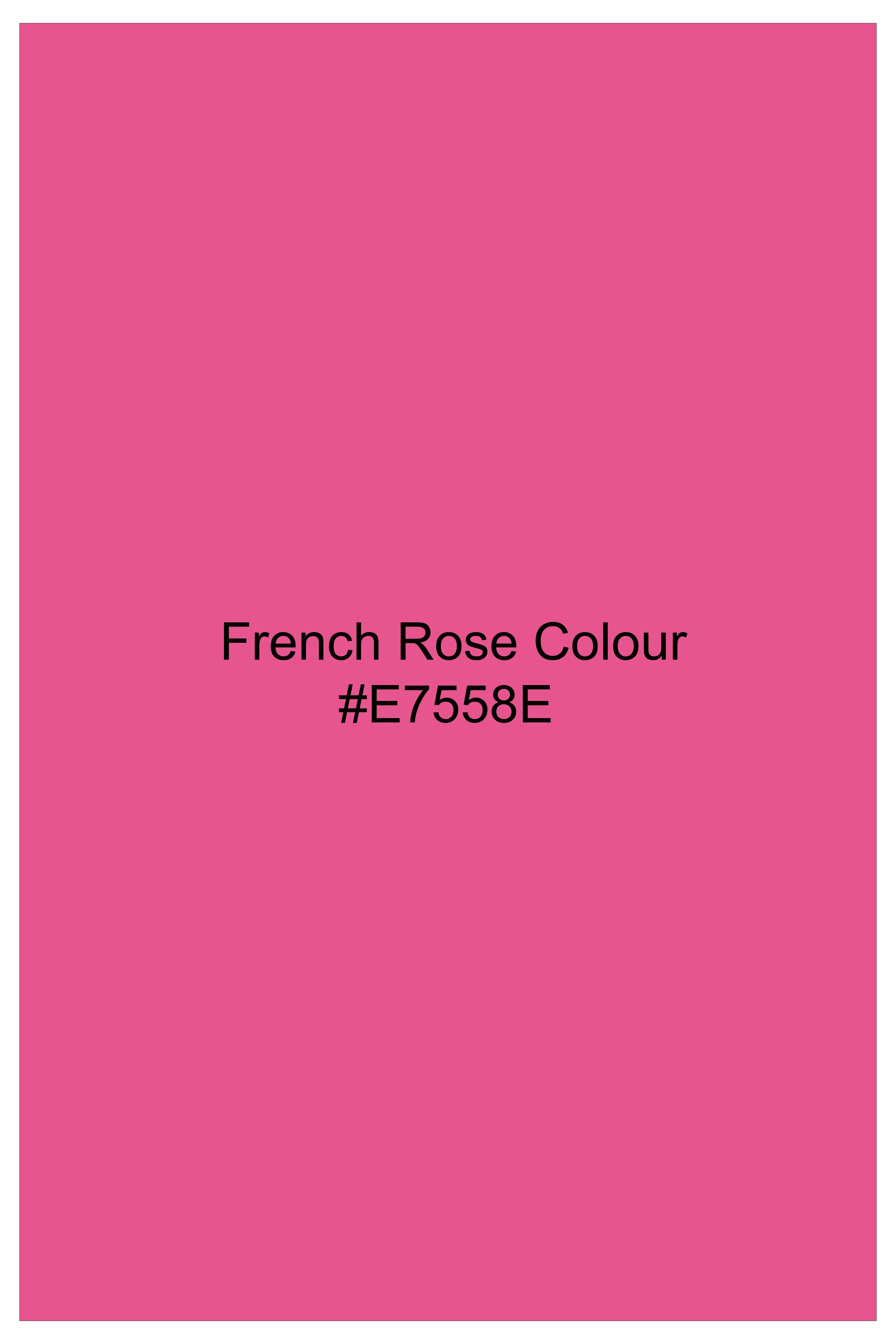 Rosisse-French Rose Dots Printed Subtle Sheen Super Soft Premium Cotton Casual Shirt