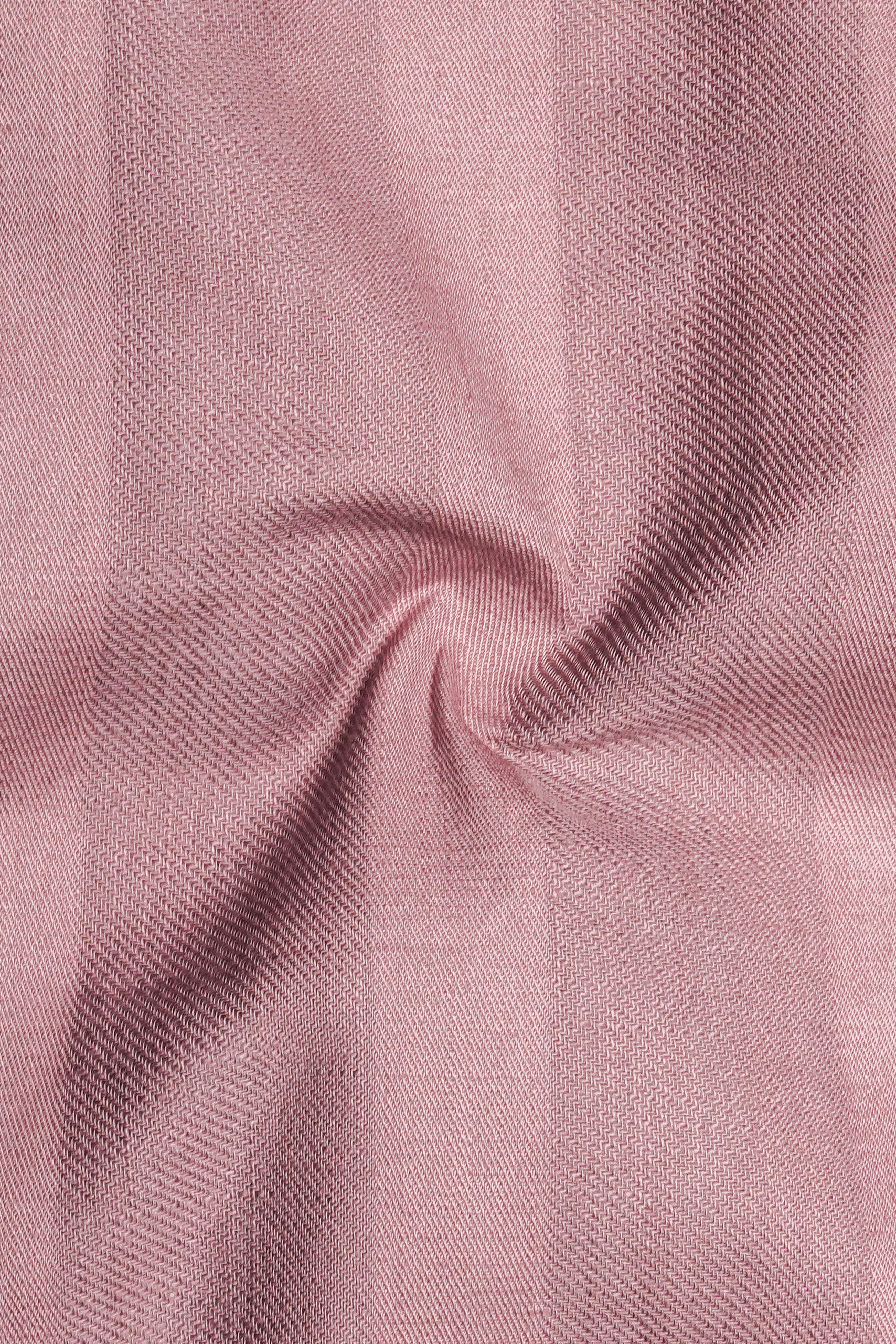Linrose-Turkish Rose Striped Twill Premium Cotton Dress Shirt