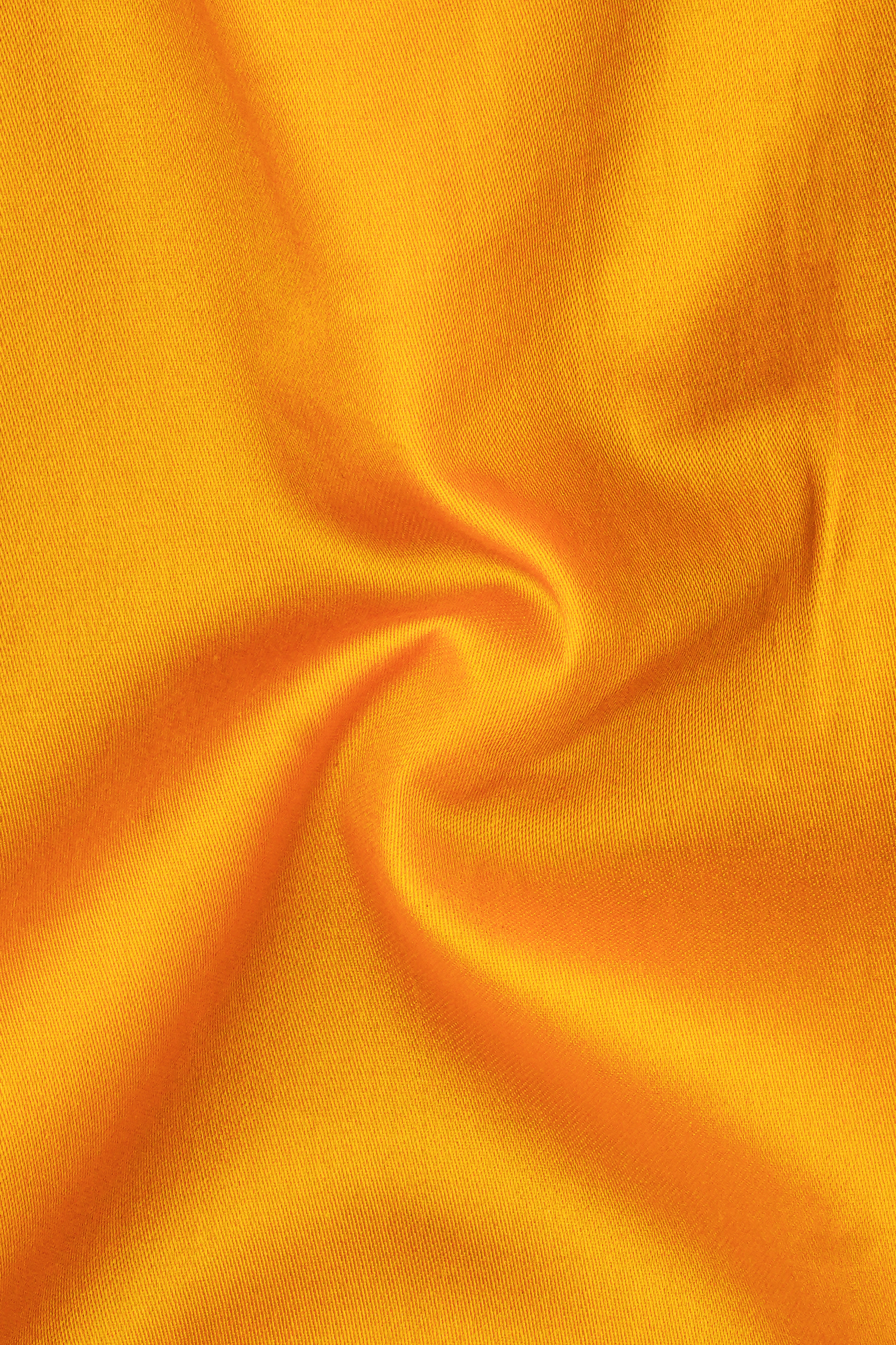 Zestine-Squash Orange Subtle Sheen Super Soft Premium Cotton Dress Tuxedo Shirt