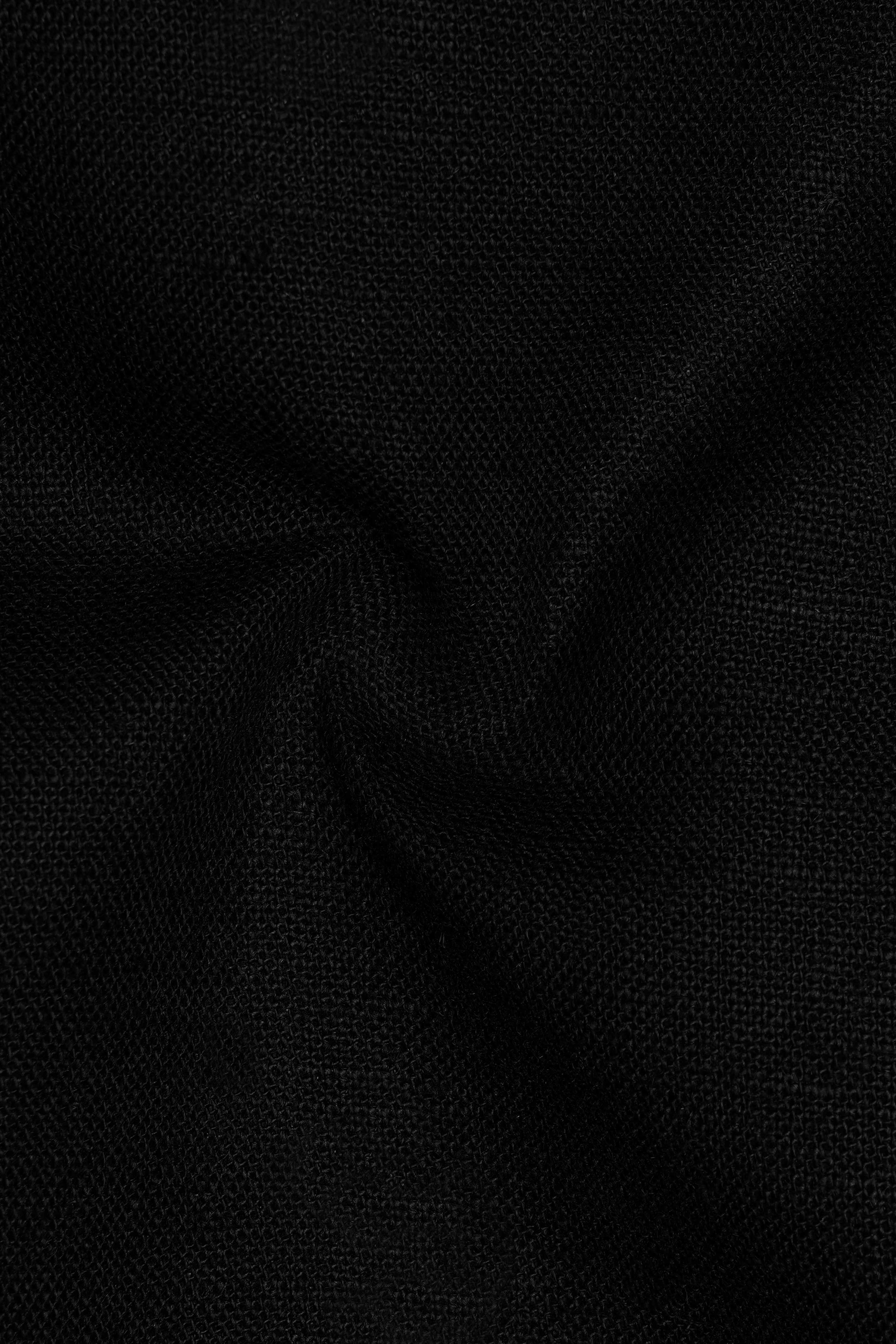 Jade Black Luxurious Linen Shirt