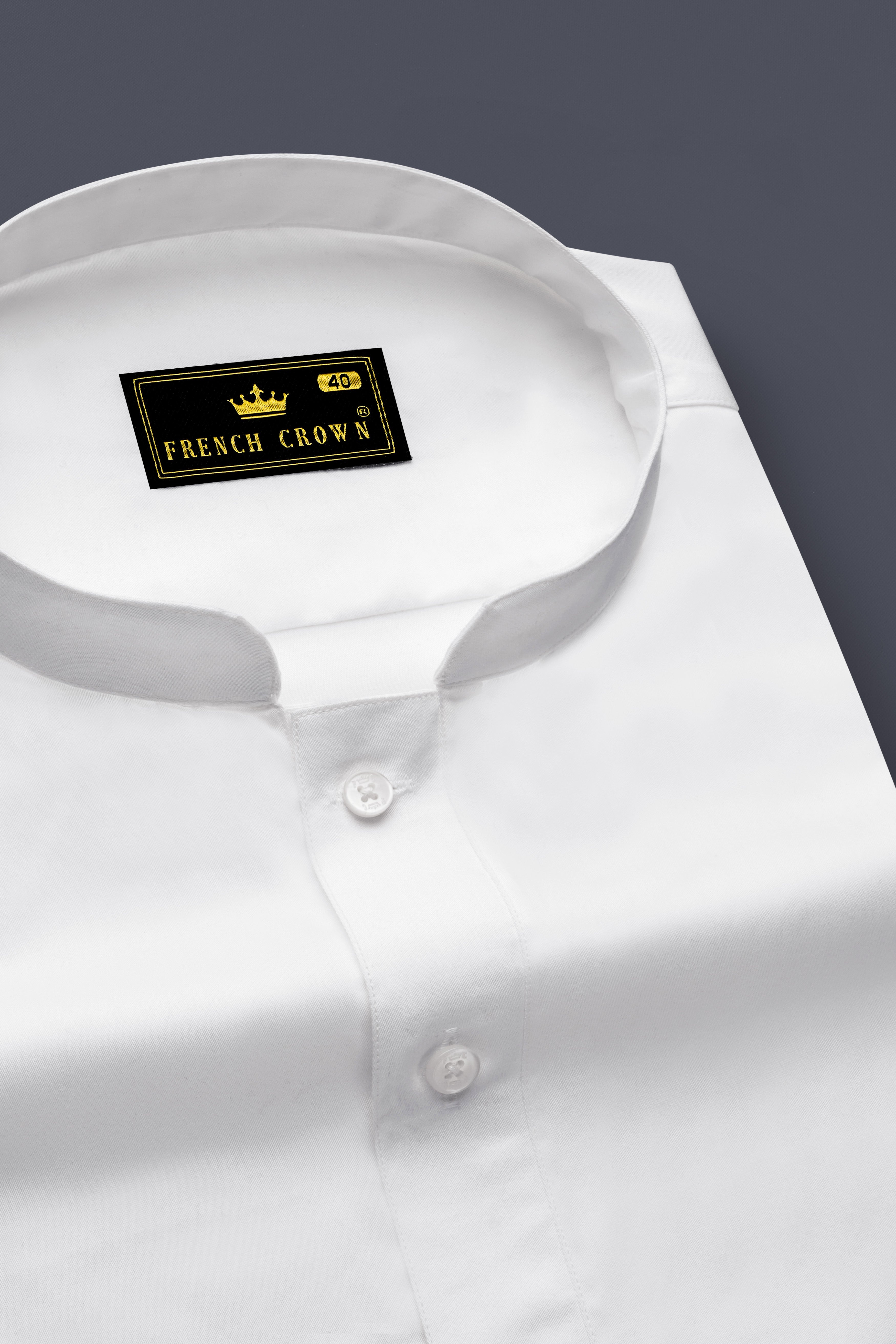Biancoro-Bright White Subtle Sheen Super Soft Premium Cotton Casual Designer Shirt
