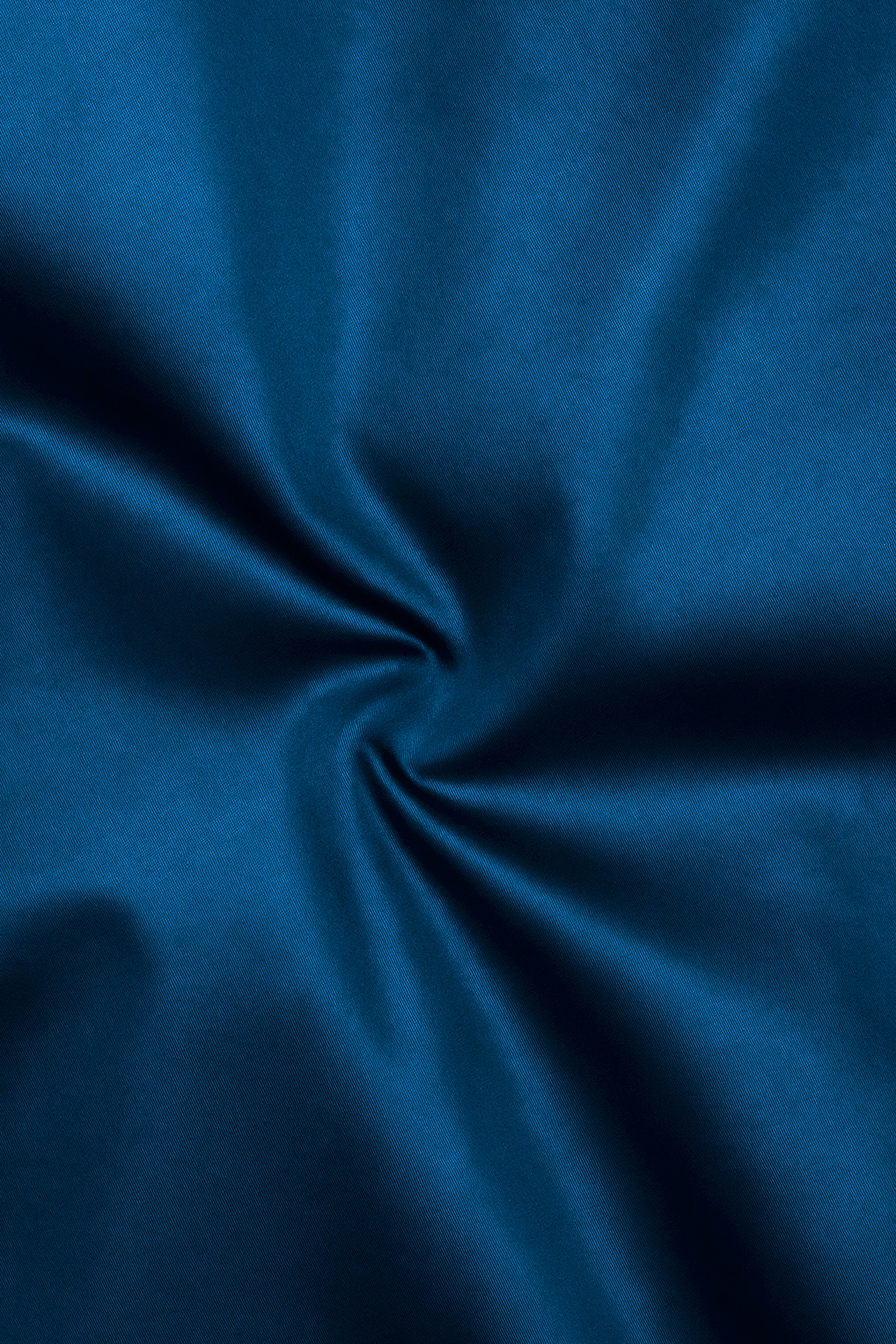 Aureblu-Prussian Blue Subtle Sheen Super Soft Premium Cotton Dress Shirt