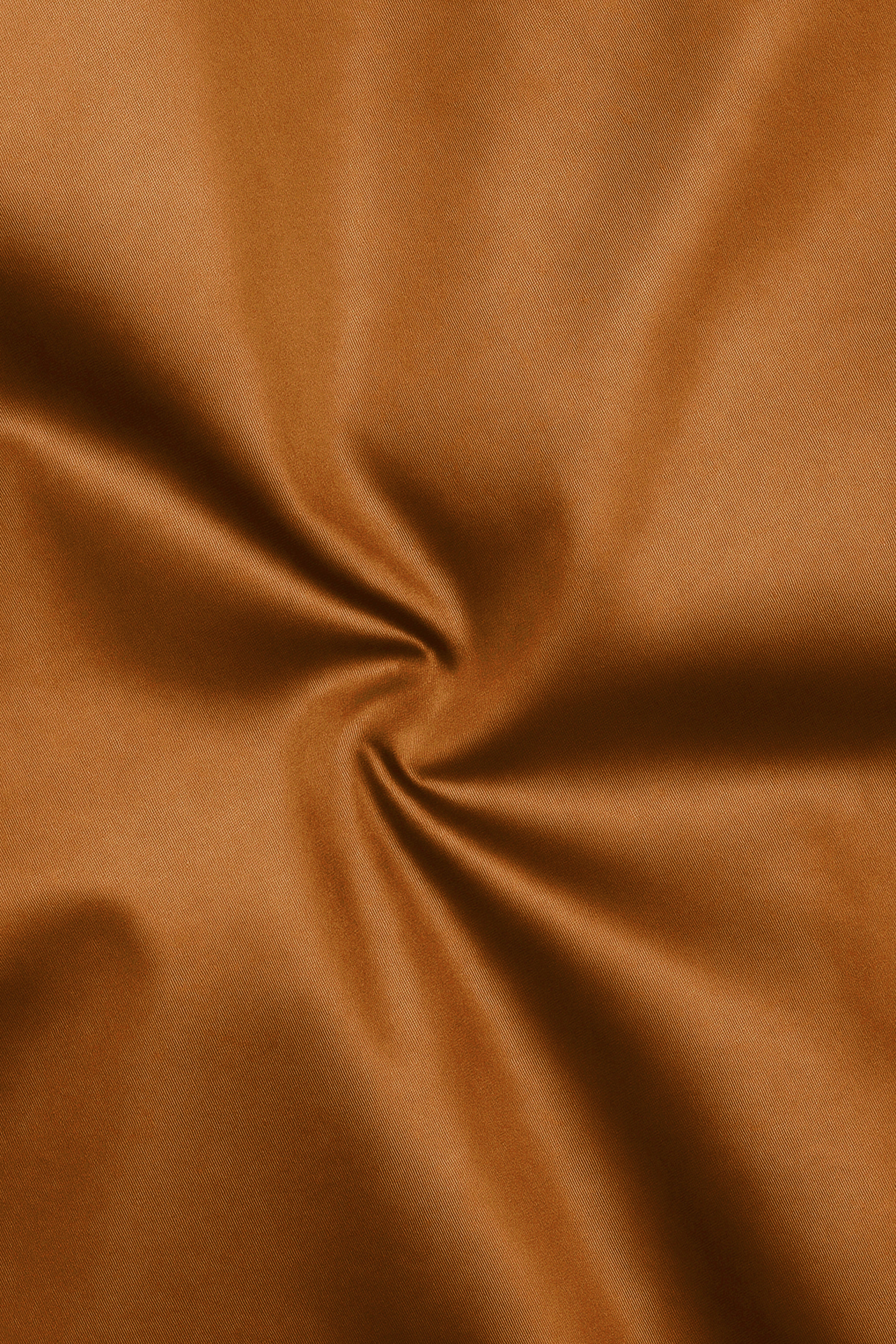 Lustran-Sienna Brown Subtle Sheen Super Soft Premium Cotton Tuxedo Shirt