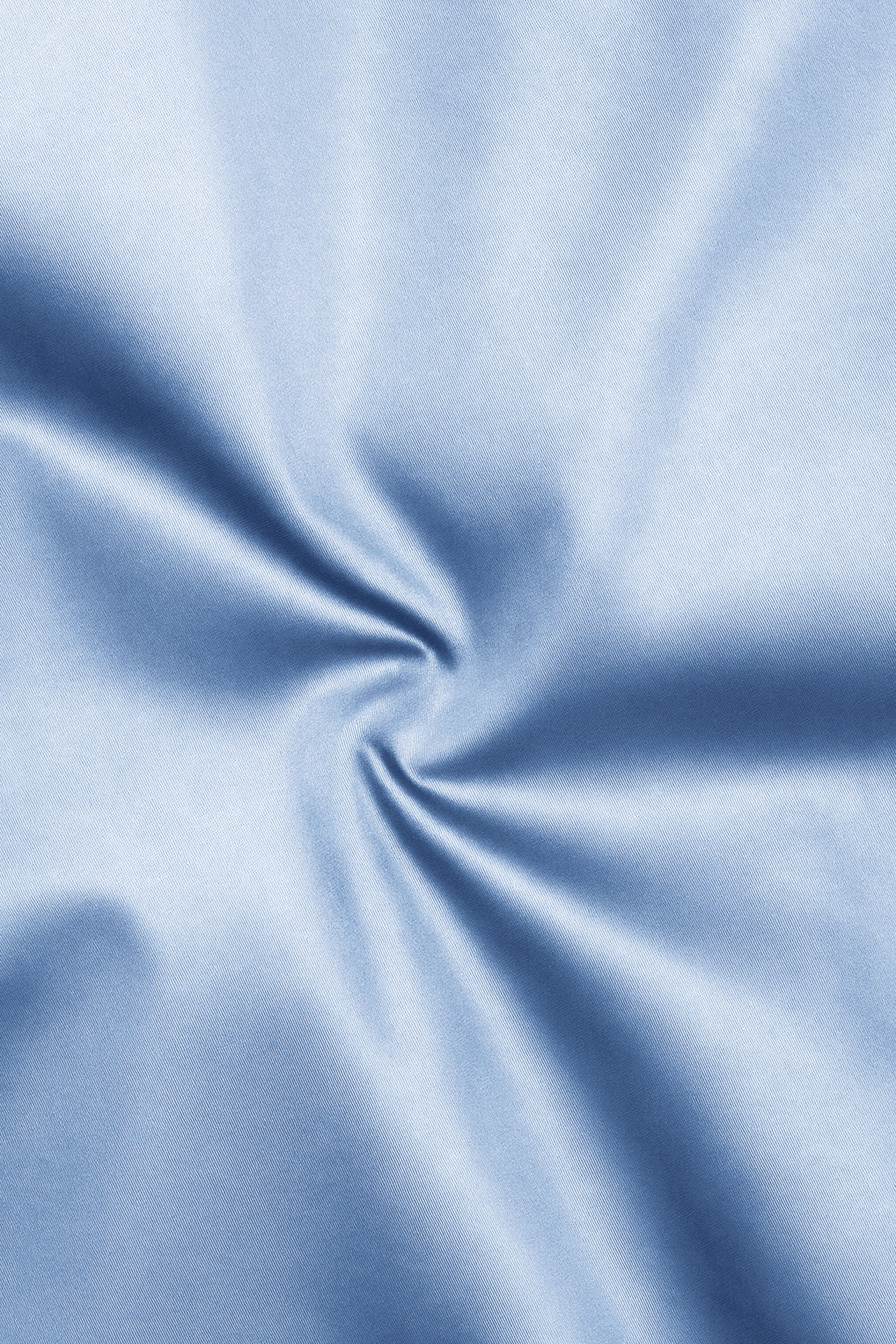 Bluessenza-Cornflower Blue Subtle Sheen Super Soft Premium Cotton Dress Shirt