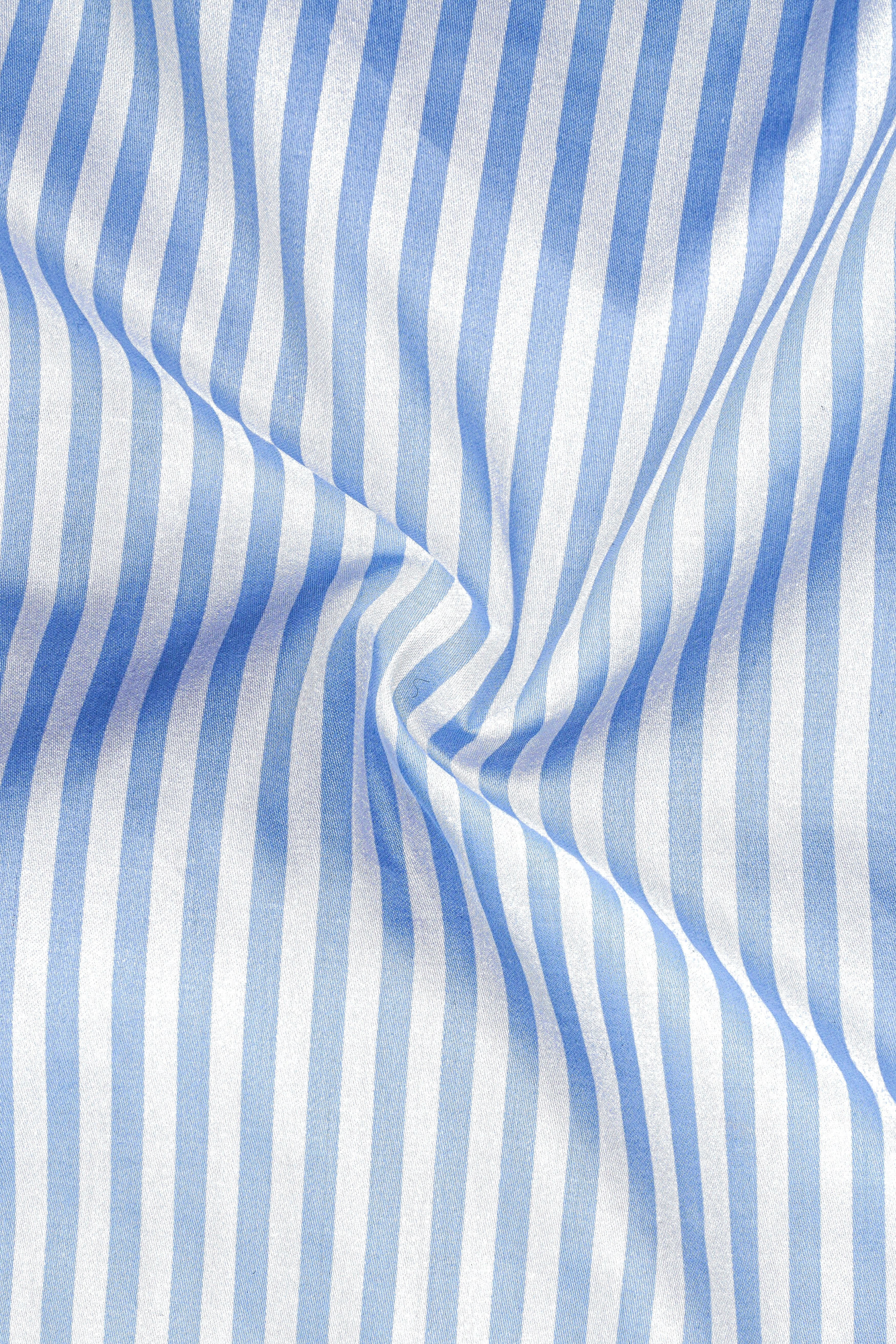 Ceruloro-Glacier Blue And Bright White Candy Striped Subtle Sheen Super Soft Premium Cotton Dress Shirt 14080-38, 14080-H-38, 14080-39, 14080-H-39, 14080-40, 14080-H-40, 14080-42, 14080-H-42, 14080-44, 14080-H-44, 14080-46, 14080-H-46, 14080-48, 14080-H-48, 14080-50, 14080-H-50, 14080-52, 14080-H-52