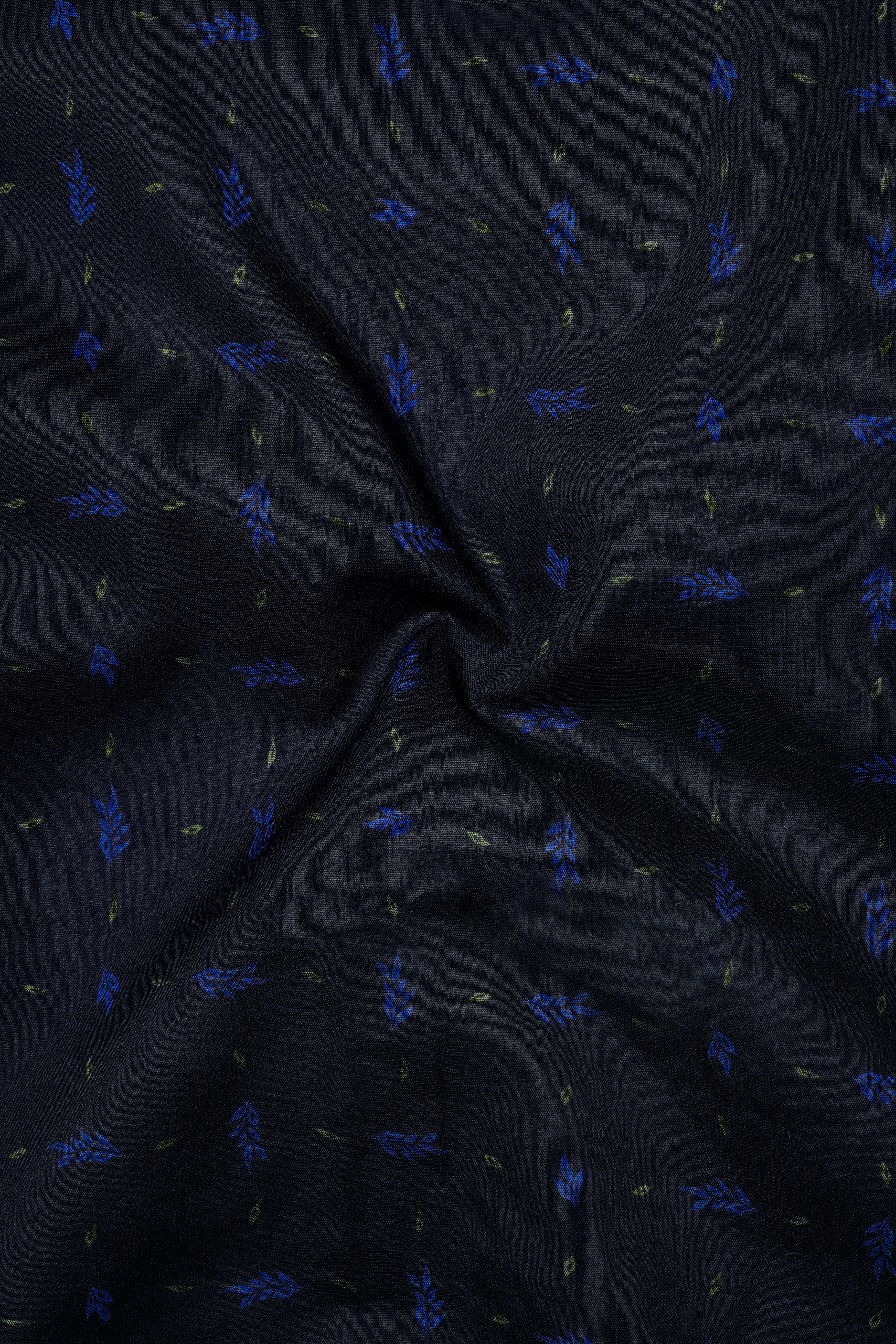 Azurox-Shark Blue Printed Super Soft Premium Cotton Casual Kurta Shirt