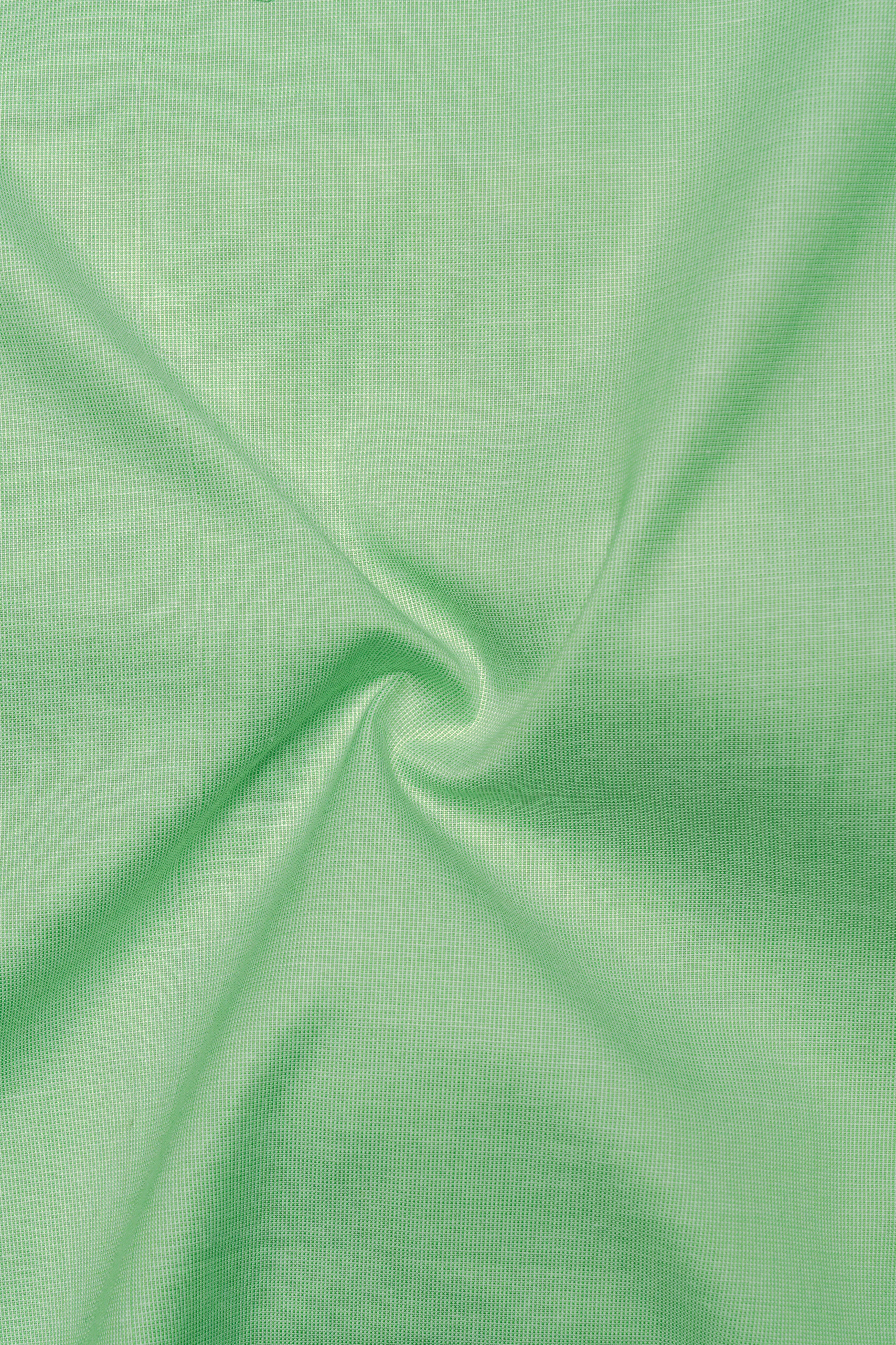 Verdoro-Pale Green Chambray Premium Cotton Dress Shirt